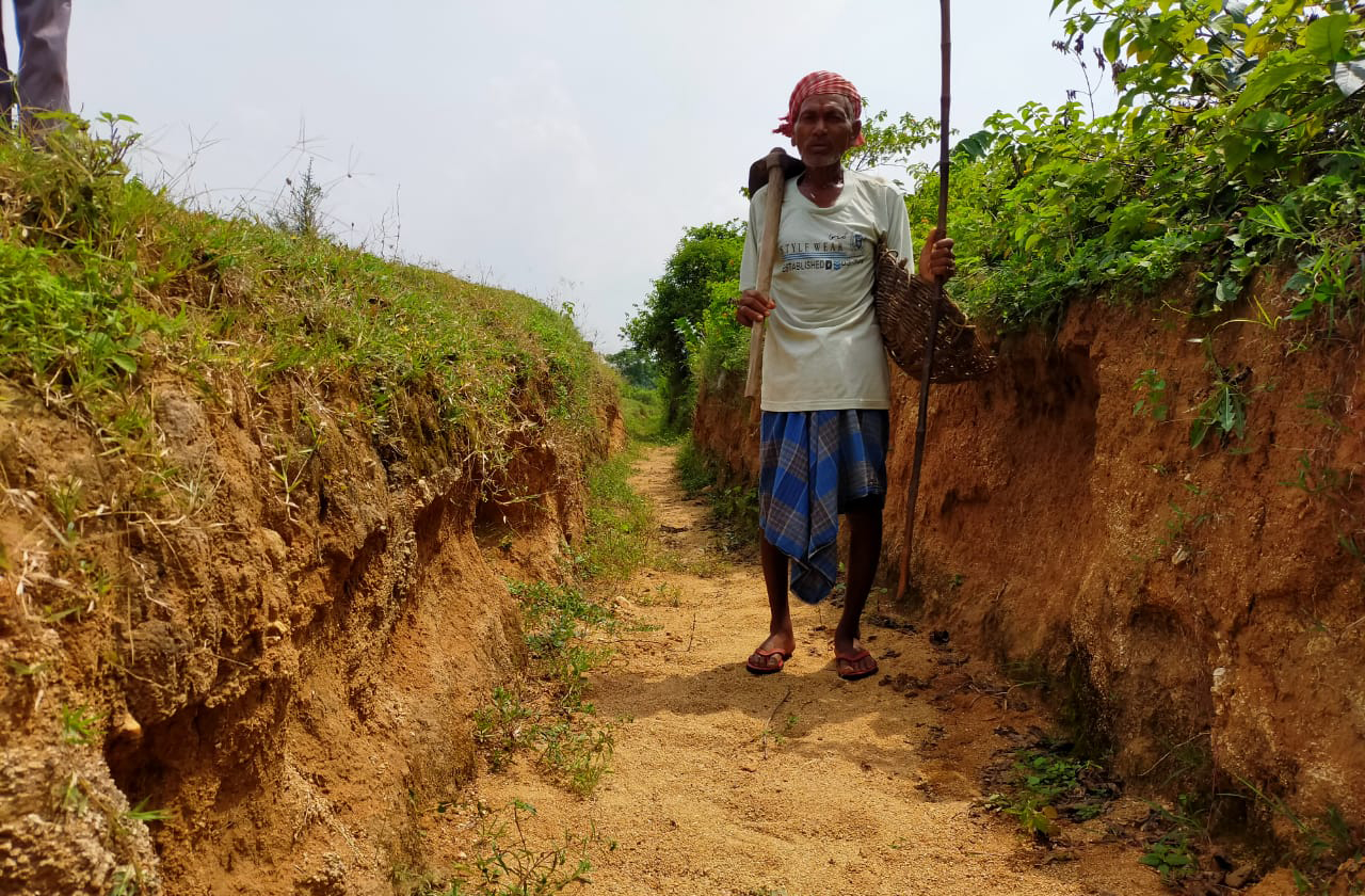 Laungi Bhuiya is now being hailed as the 'Water Man' and 'River Man' [Courtesy of Jai Prakash/Al Jazeera]