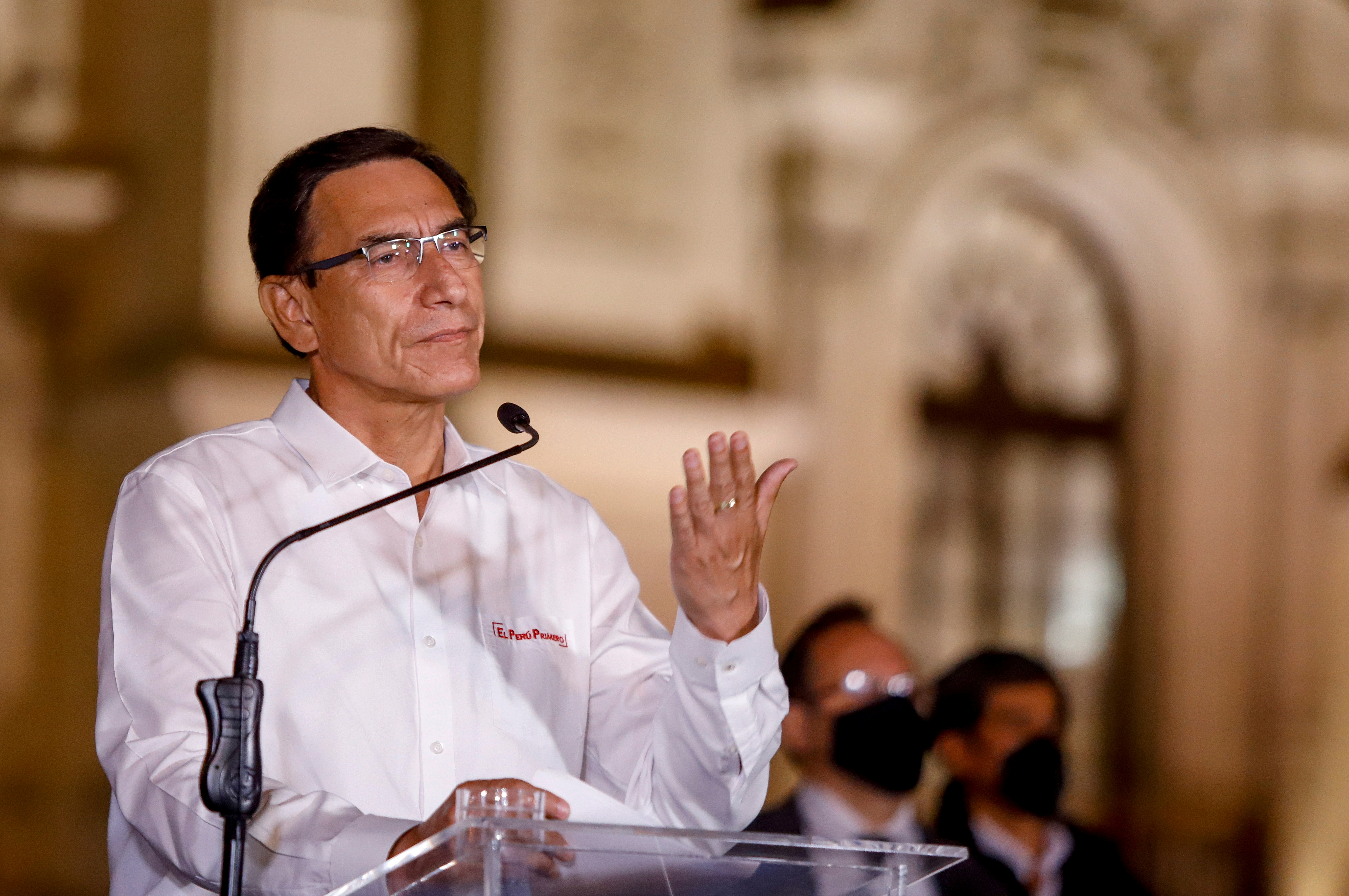 Martin Vizcarra has denied allegations that he accepted bribes
