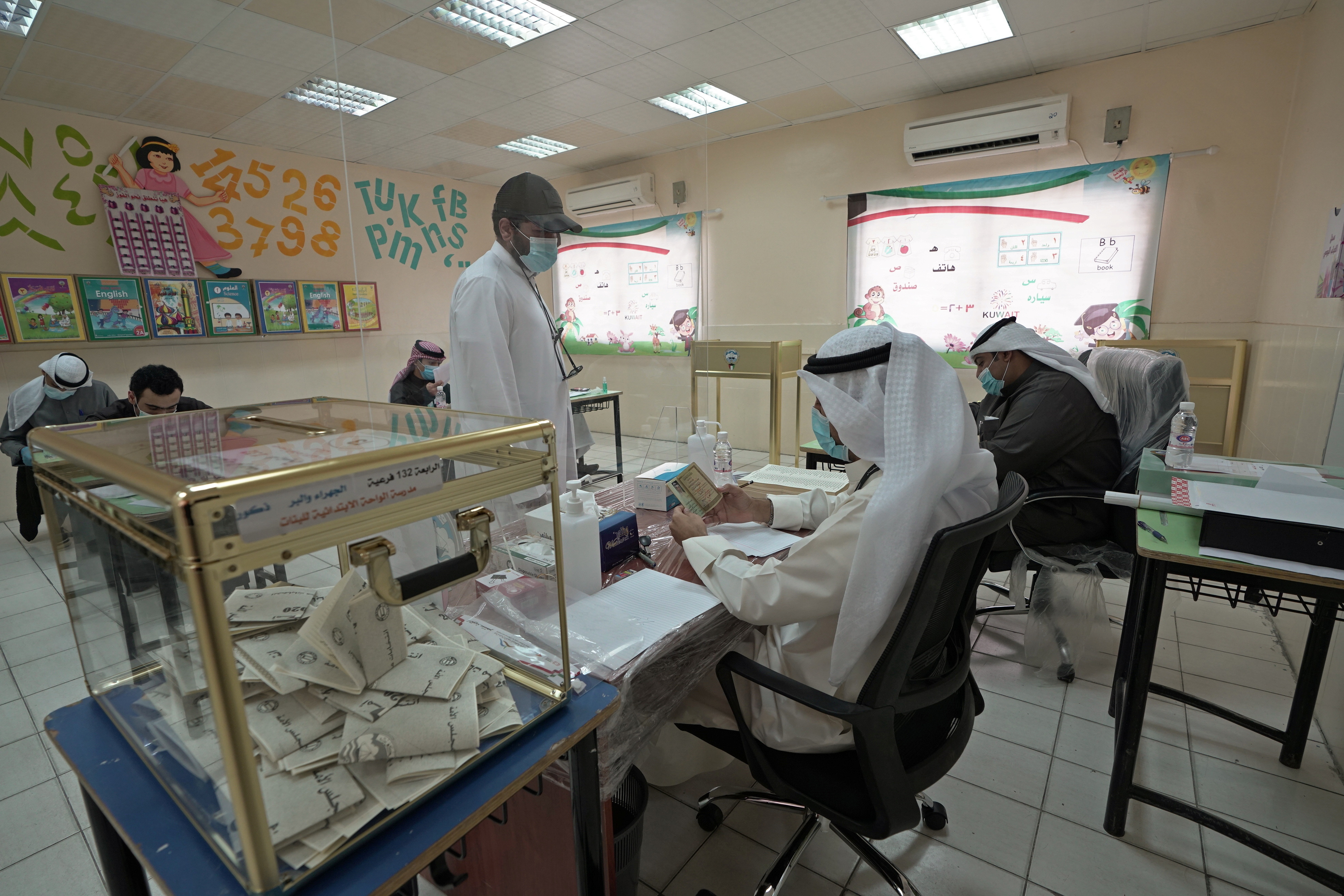 Kuwait’s parliament seats more elected than appointed members, all of whom are independents since political parties are banned