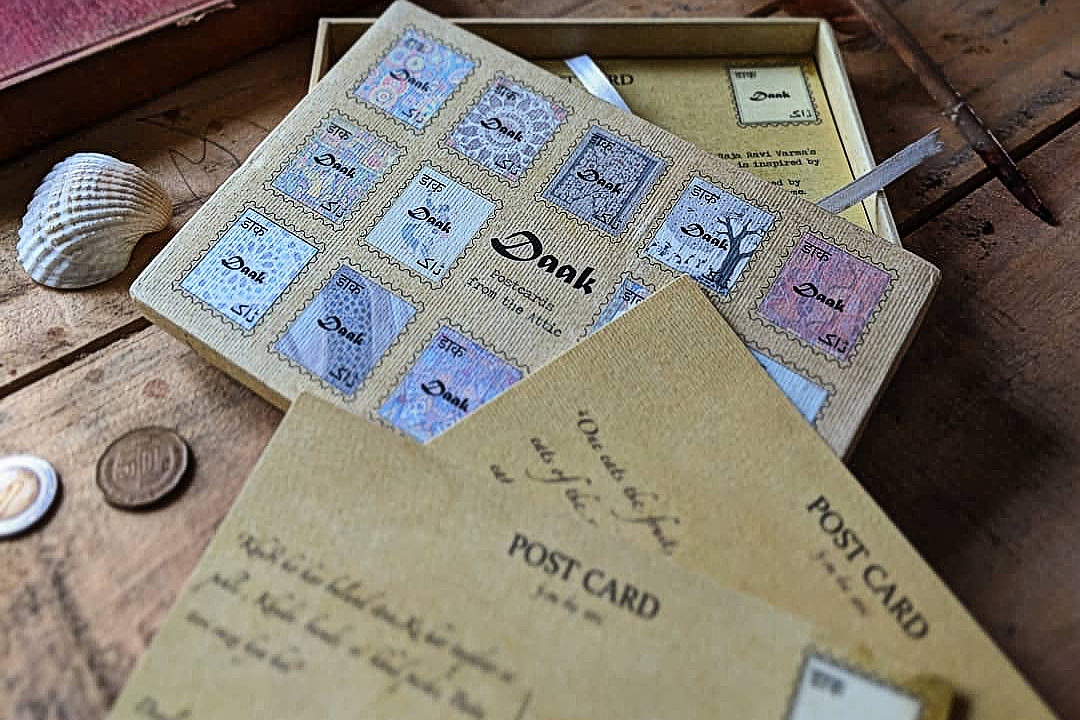 A 'Daak' box, full of postcards carrying literary and historical accounts from the subcontinent [Courtesy of Mir Khubaib]