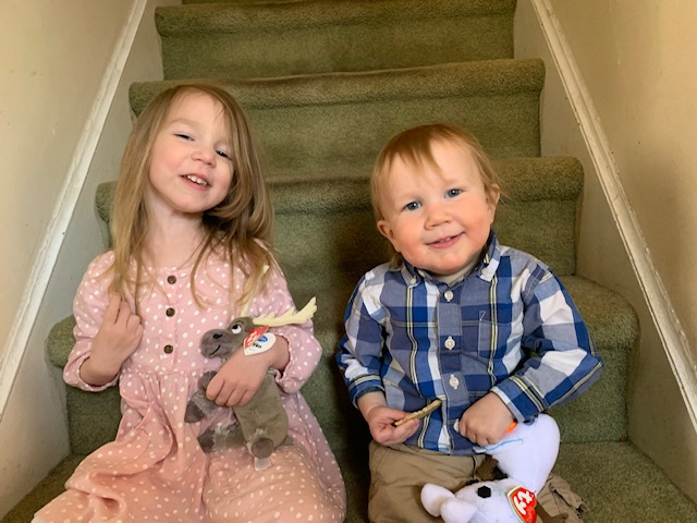 Following the death of her husband from COVID-19, Pamela Addison worries about being able to give their two children, Elsie and Graeme, the same quality of life they had dreamed of as a couple on only one income [Credit: Pamela Addison]
