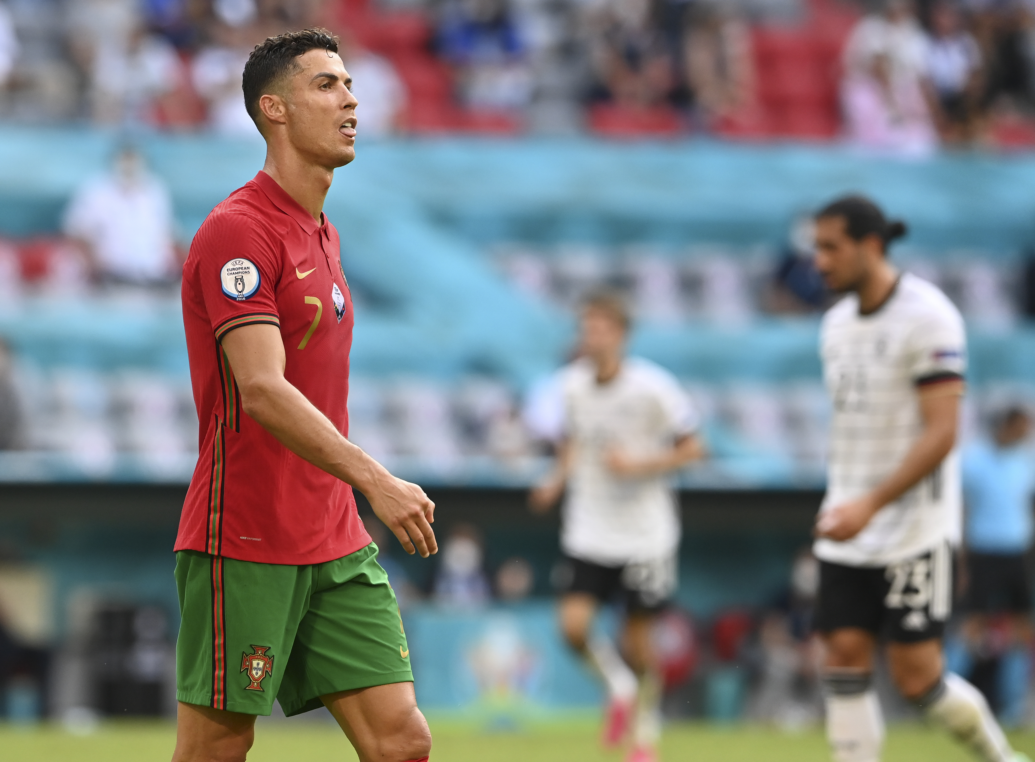 Cristiano Ronaldo scored his 107th international goal, leaving him two short of Ali Daei’s all-time record