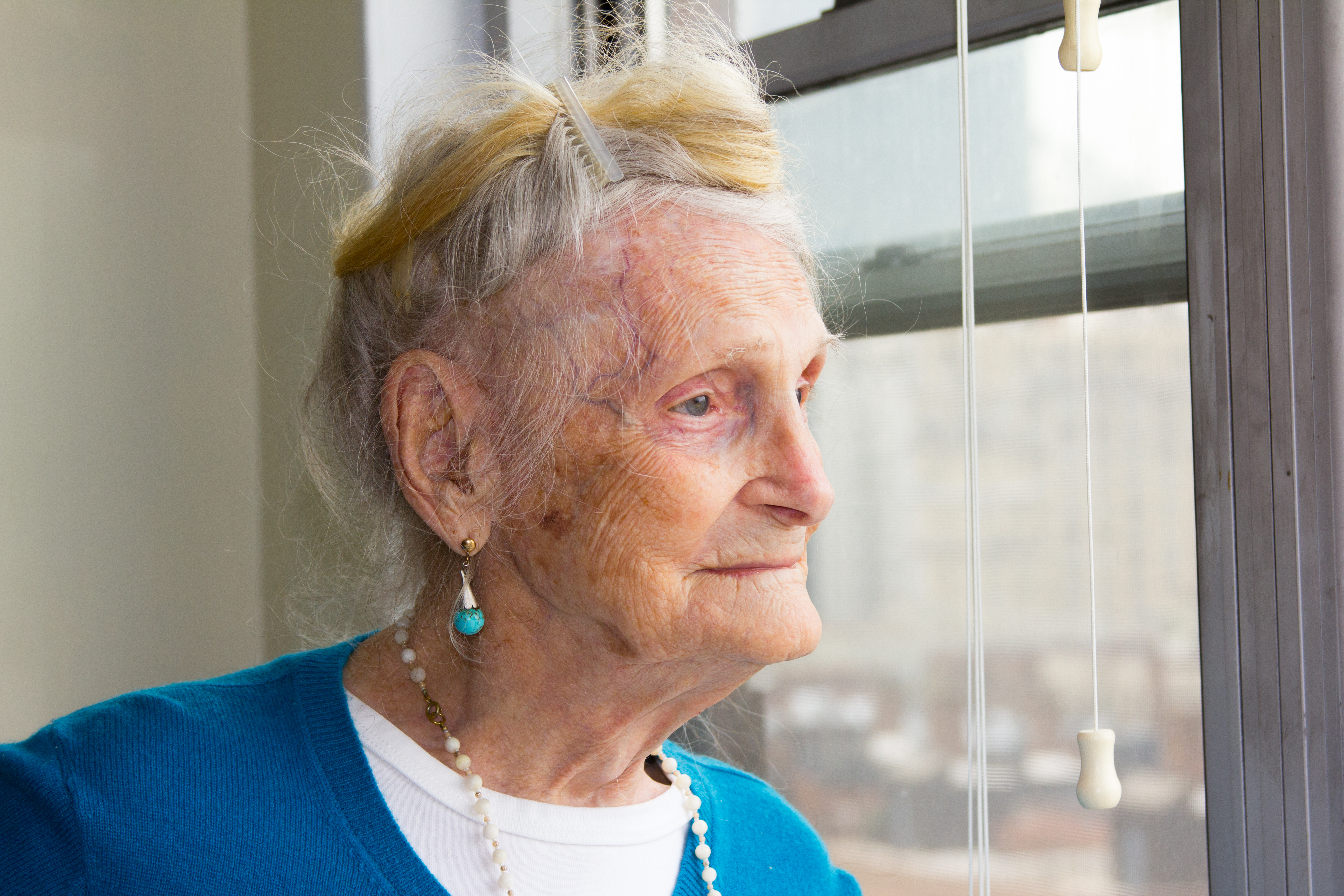 Robina in her Upper East Side apartment