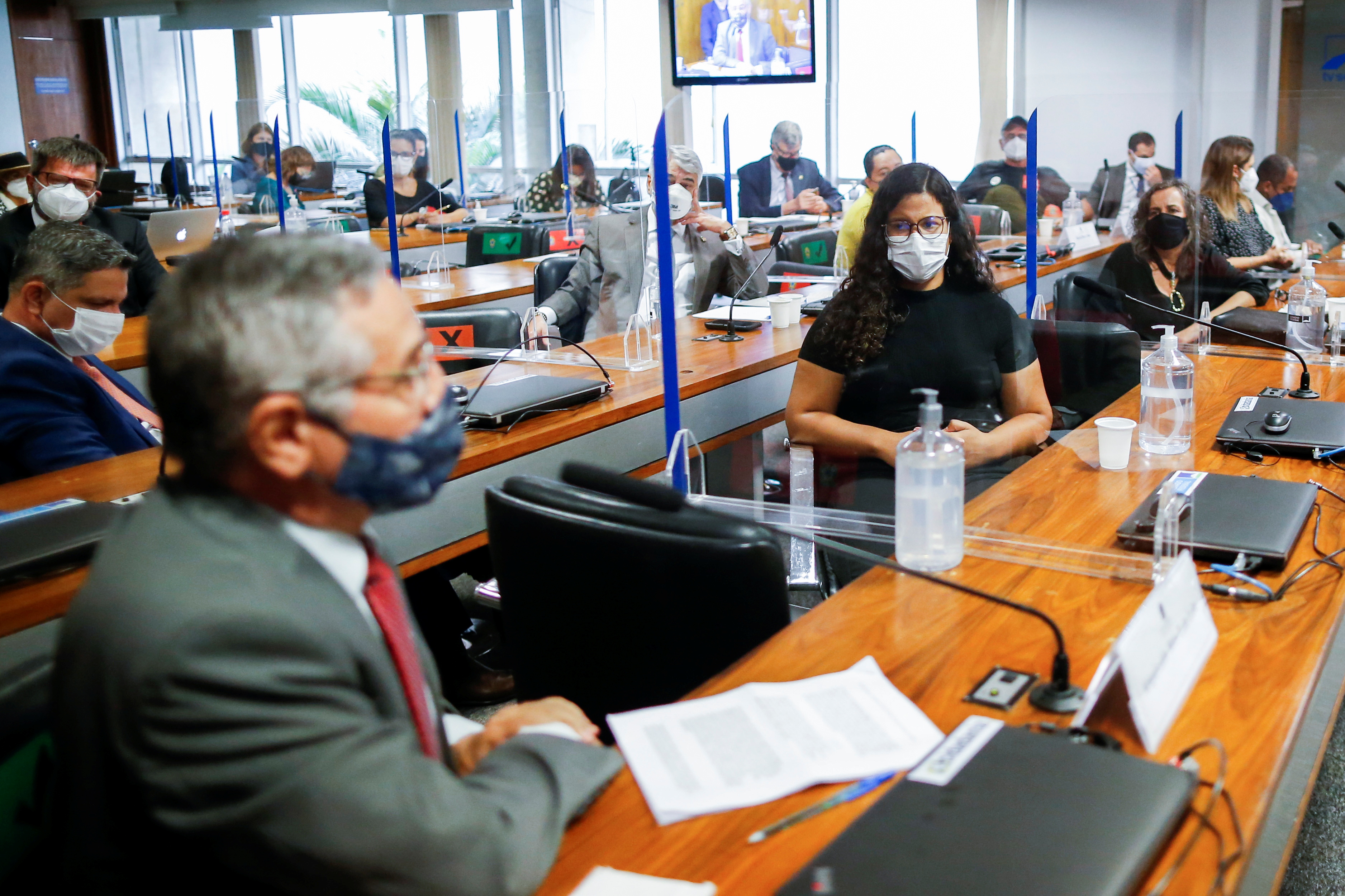 The Senate investigation heard testimony from the relatives of people who died from the coronavirus
