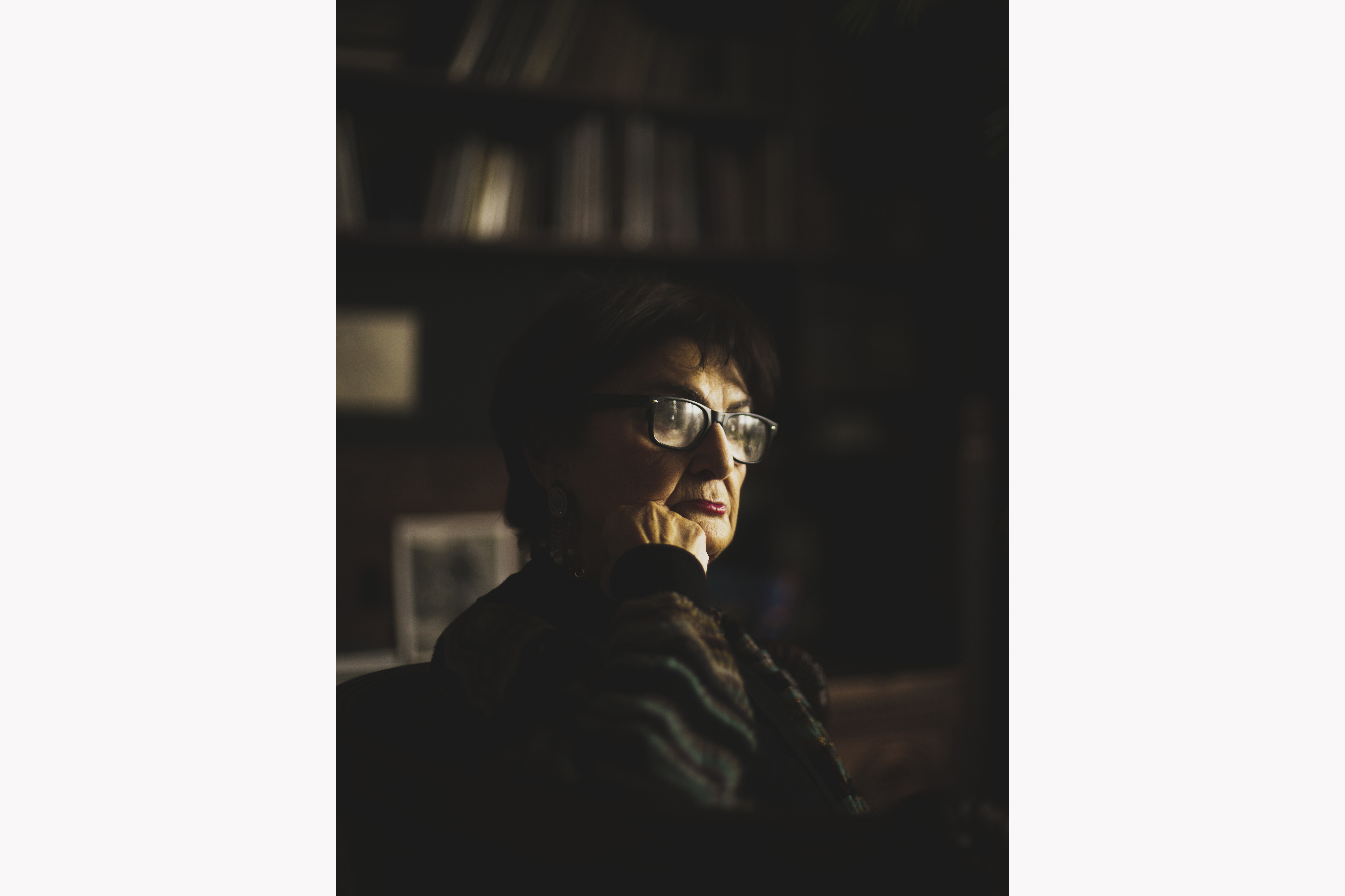 A portrait of filmmaker Lana Gogoberidze, 93