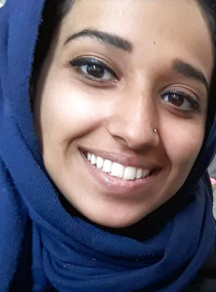 Undated photo provided by attorney Hassan Shibly shows Hoda Muthana, who was born in New Jersey in 1994 and grew up in Alabama.
