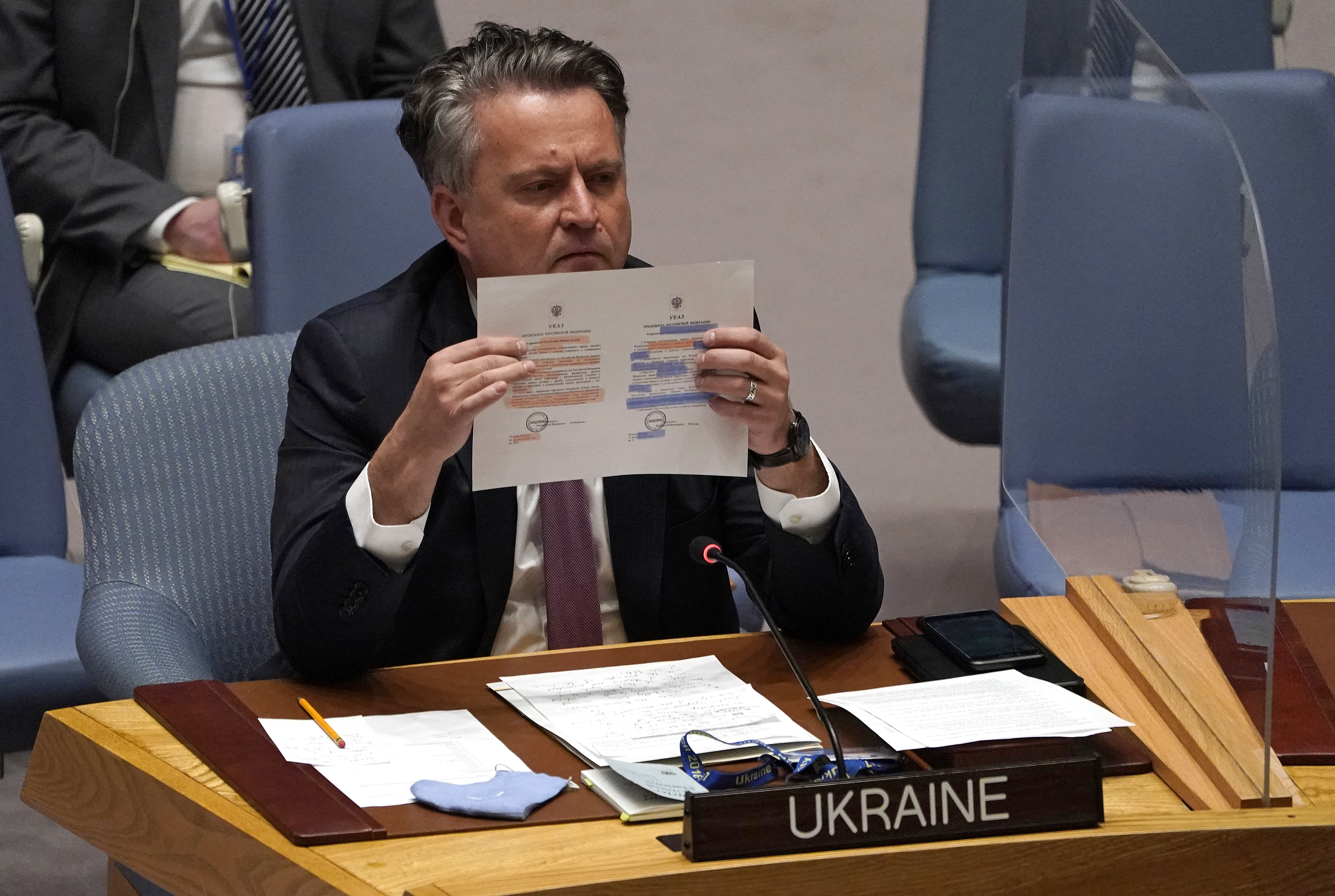 Representative of Ukraine to the United Nations (UN) Sergiy Kyslytsya