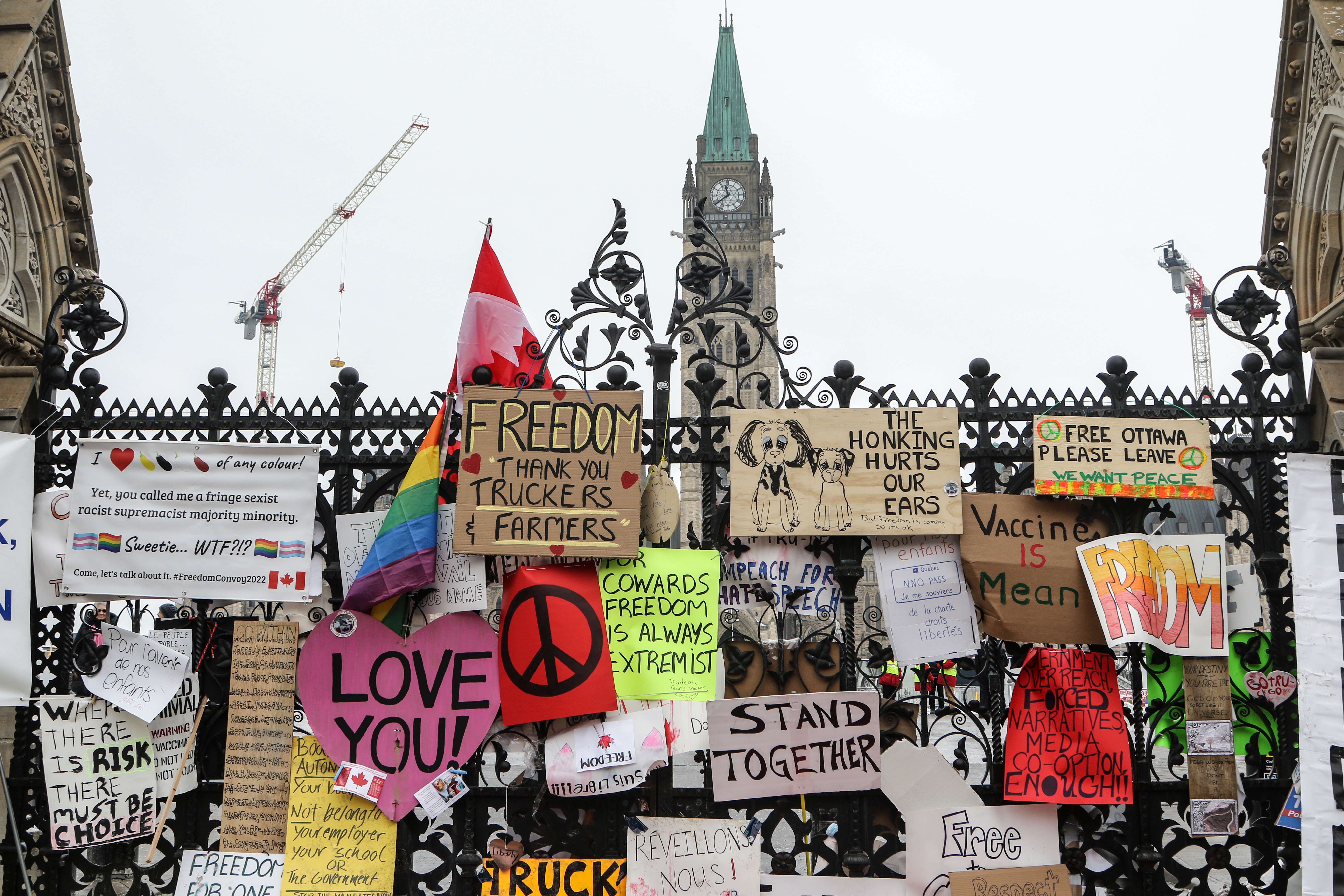 Ottawa Canada, Trucker Protest