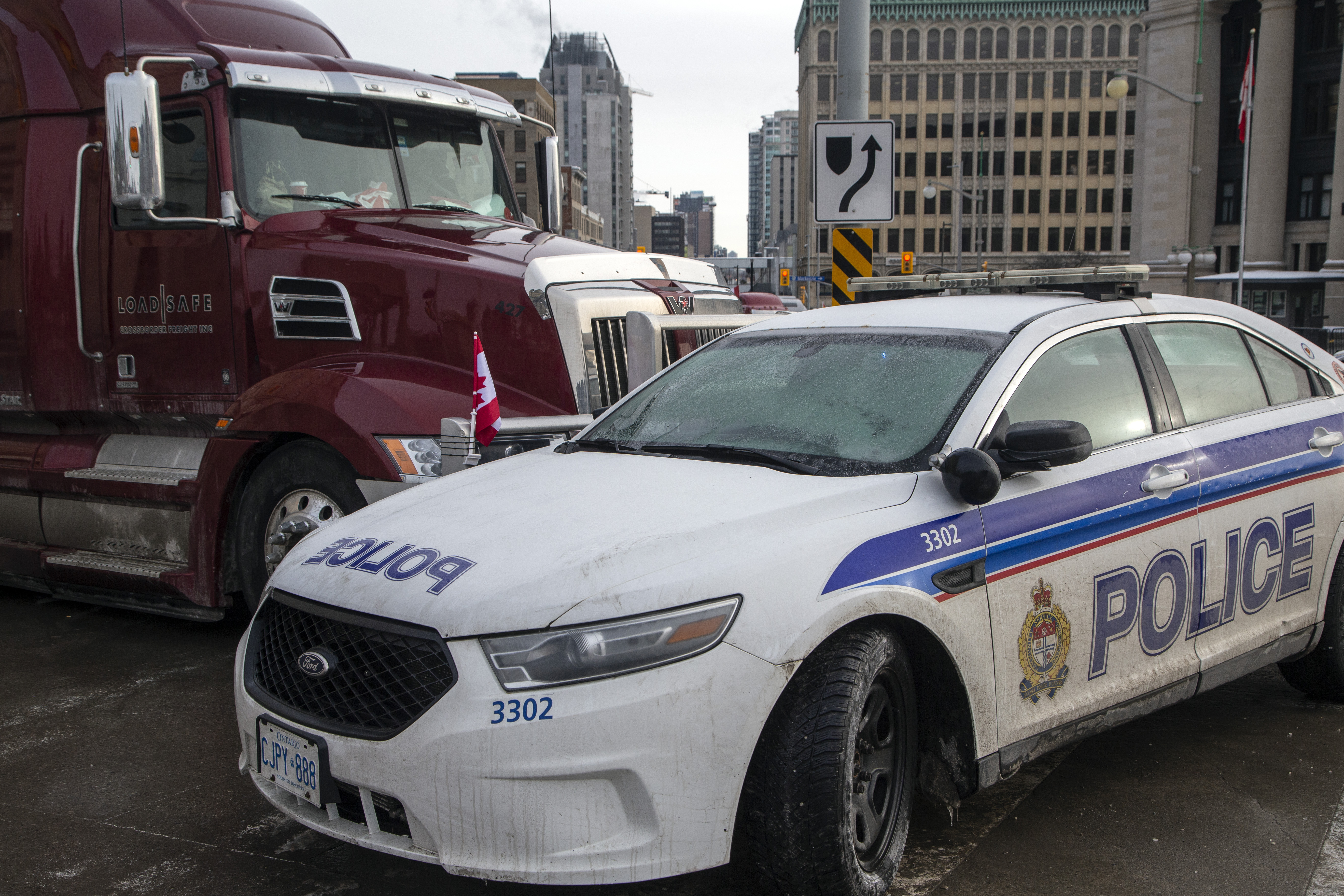 Ottawa Canada, Trucker Protest