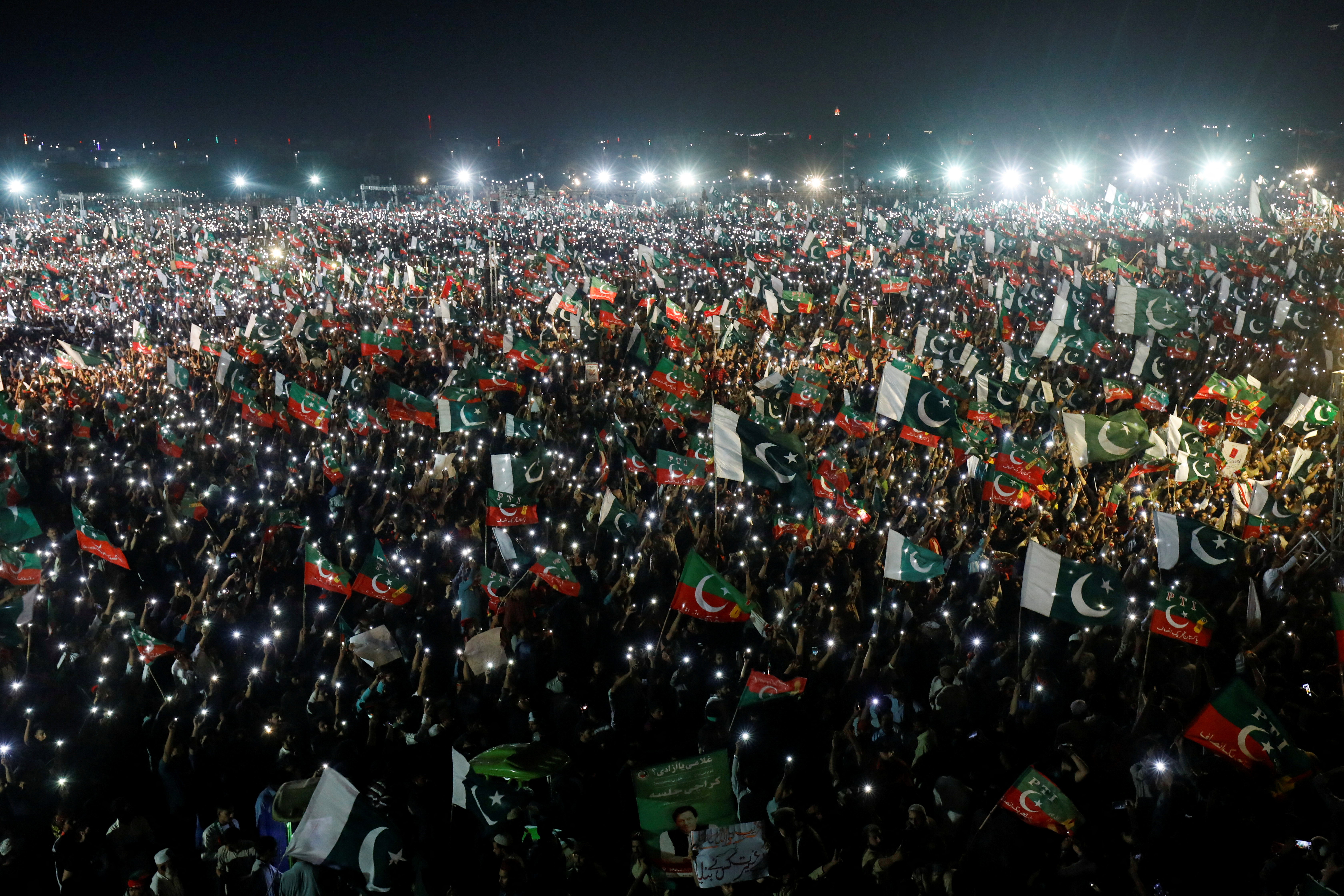 Imran Khan rally