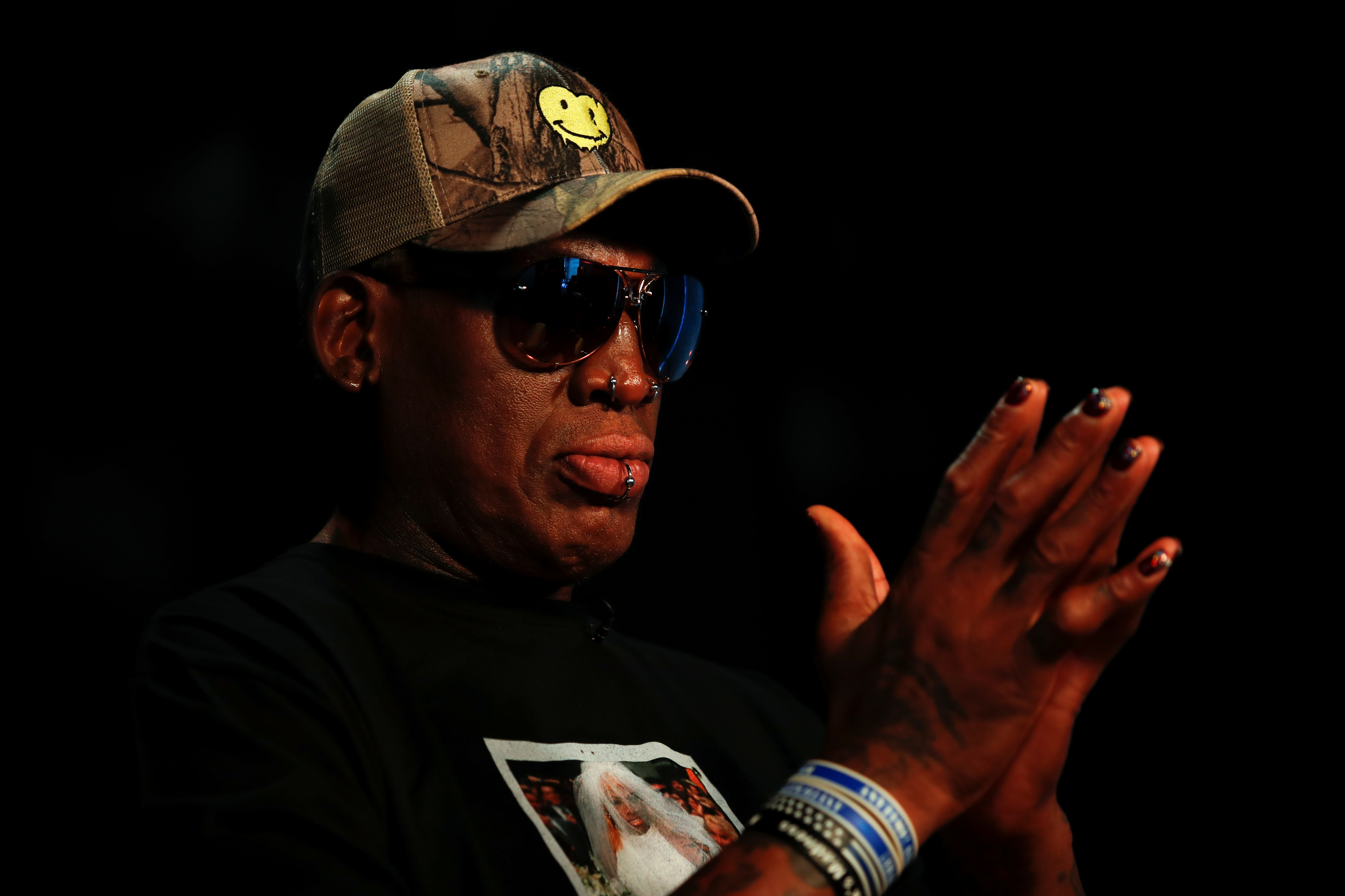 Former NBA player Dennis Rodman