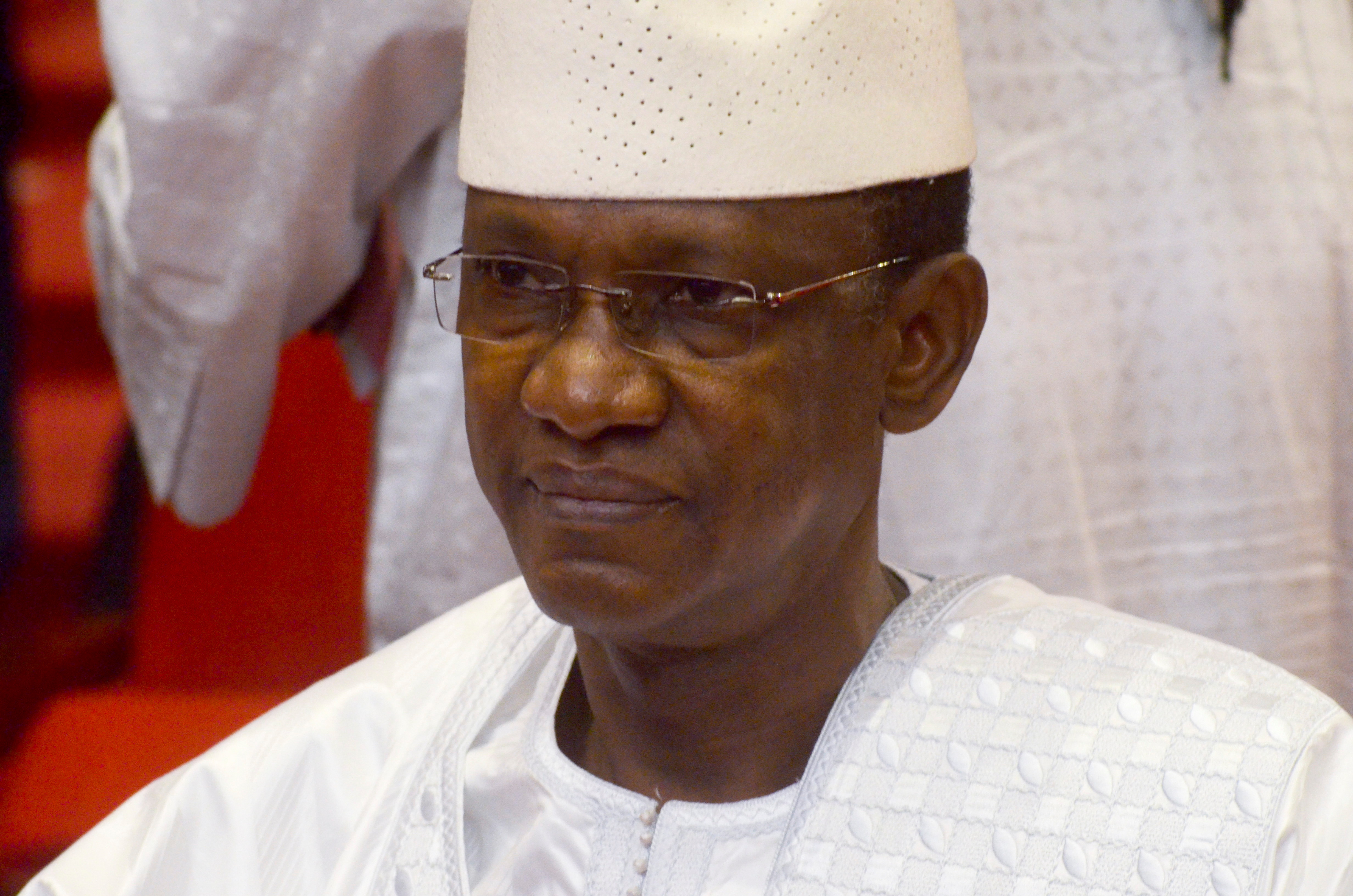 Choguel Maiga named transitional prime minister attends the inauguration ceremony of Colonel Assimi Goita.