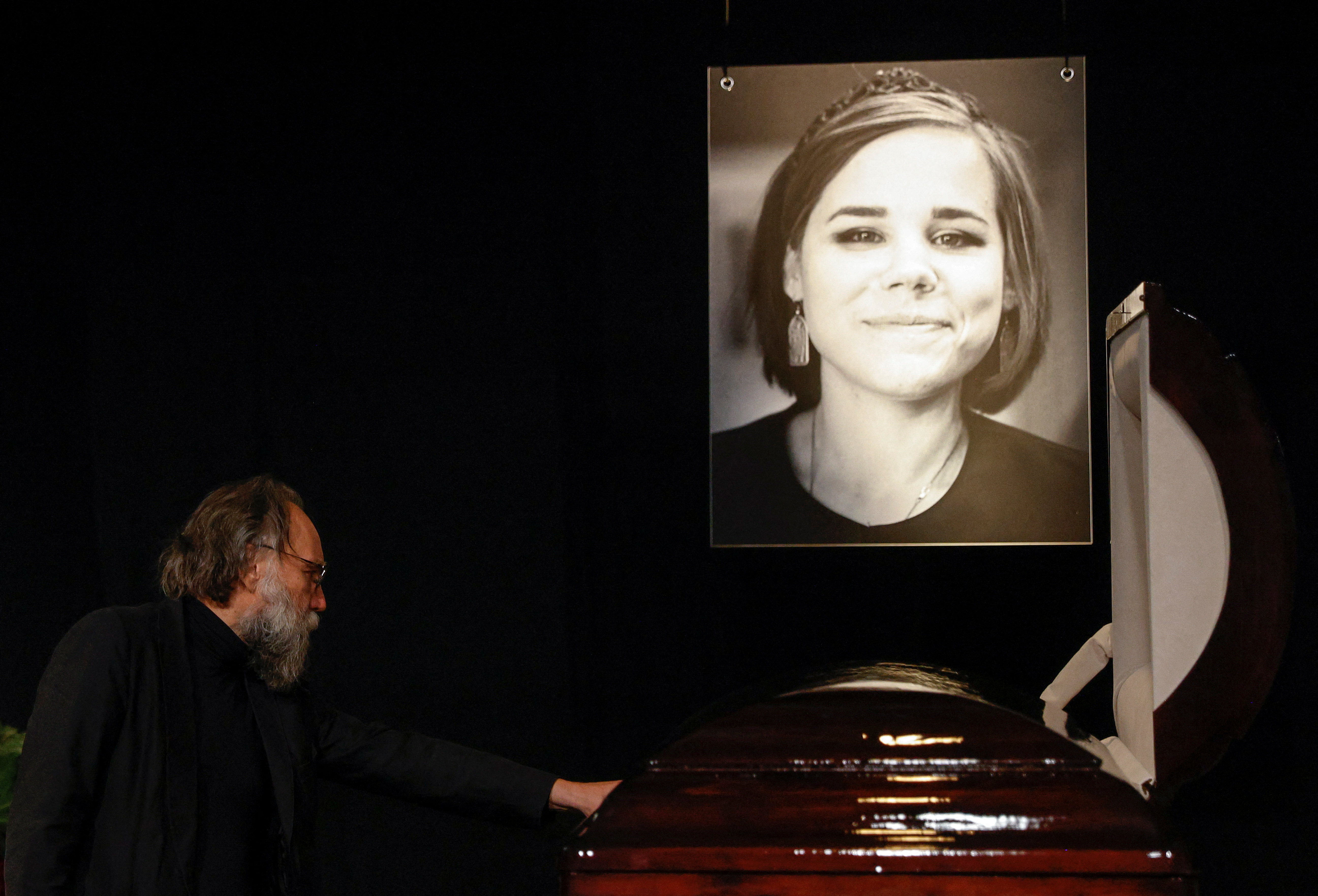 Russian political scientist and ideologue Alexander Dugin mourns for his daughter Darya Dugina