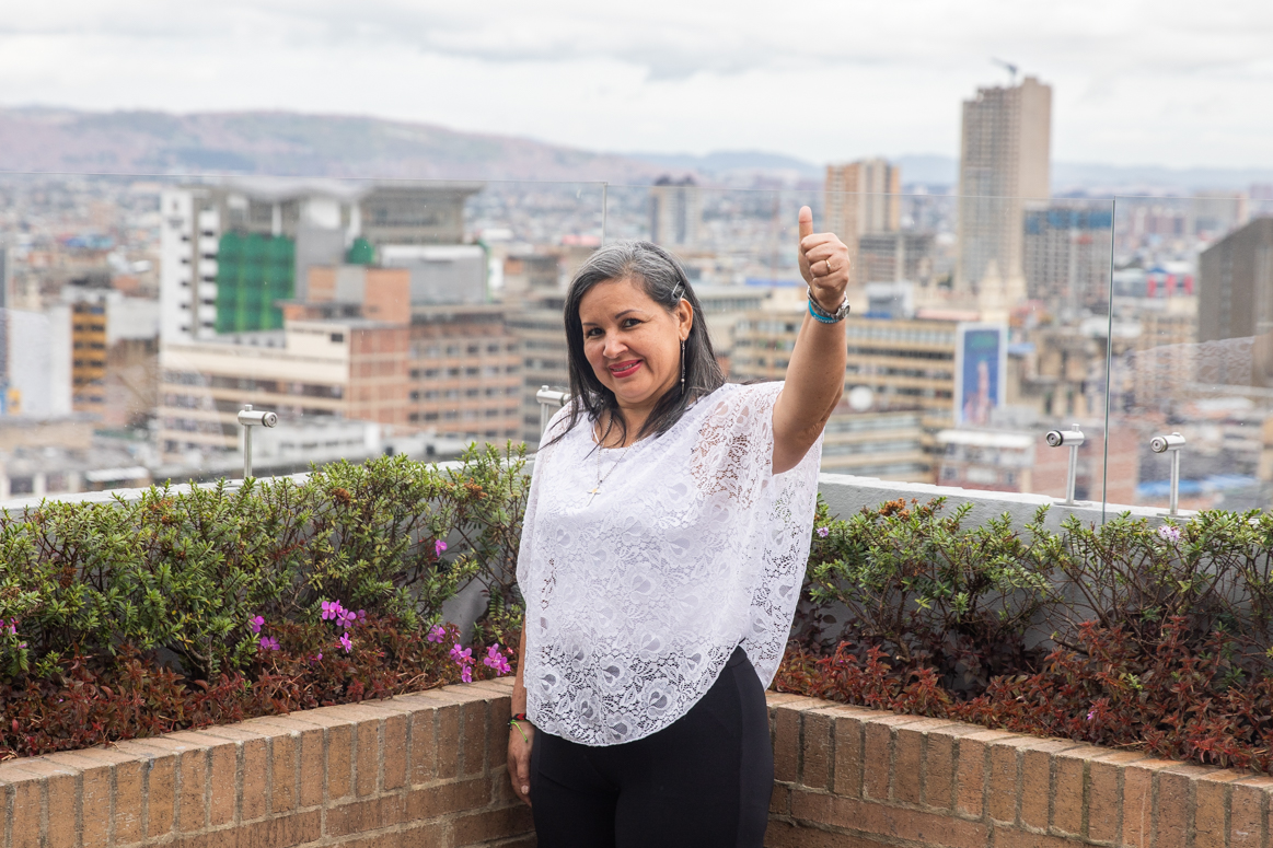 Maydany Salcedo, a coca grower from the Putumayo province