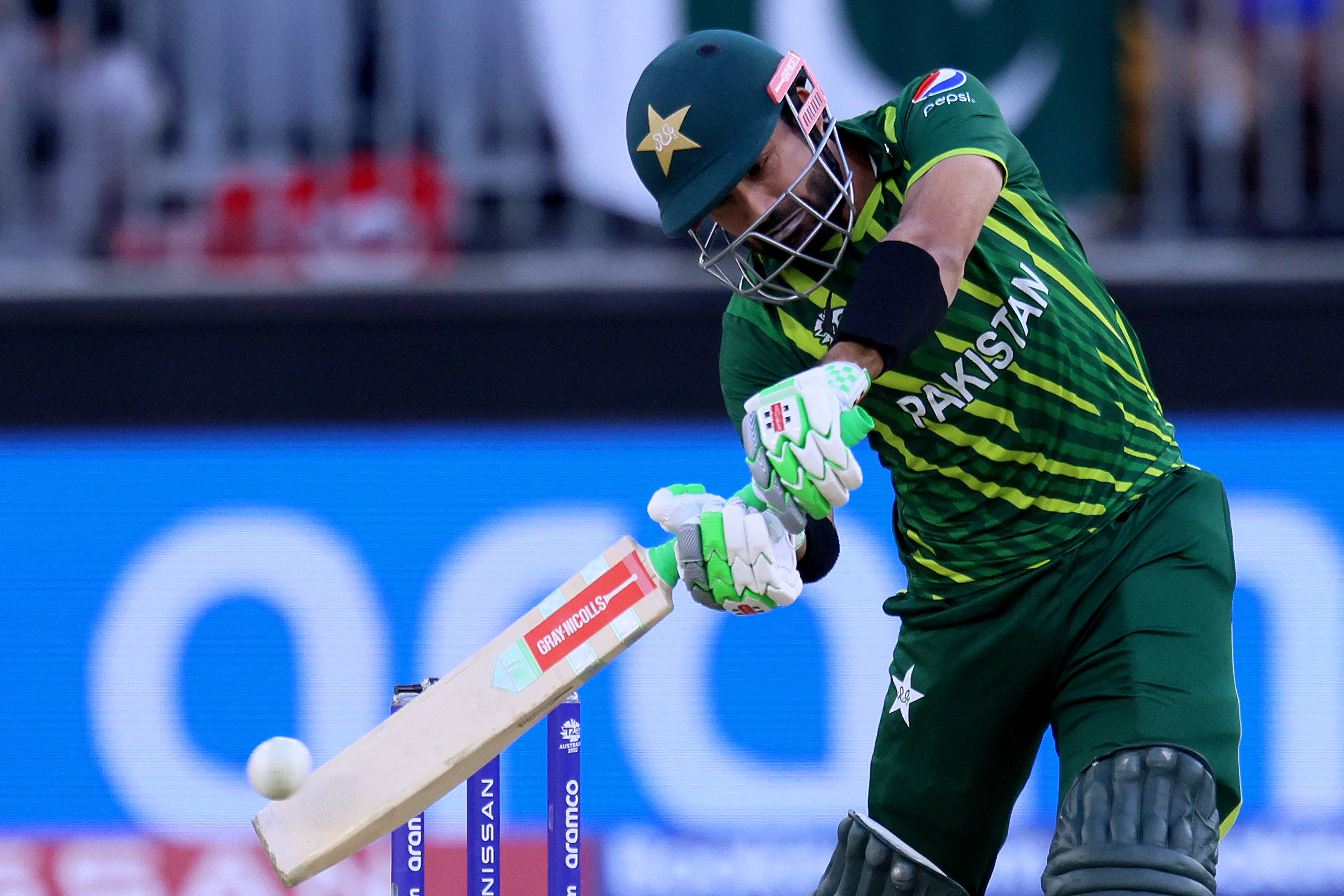 Pakistan’s Muhammad Rizwan is the top-ranked T20 batter in the world (Photo by Trevor Collens / AFP) /