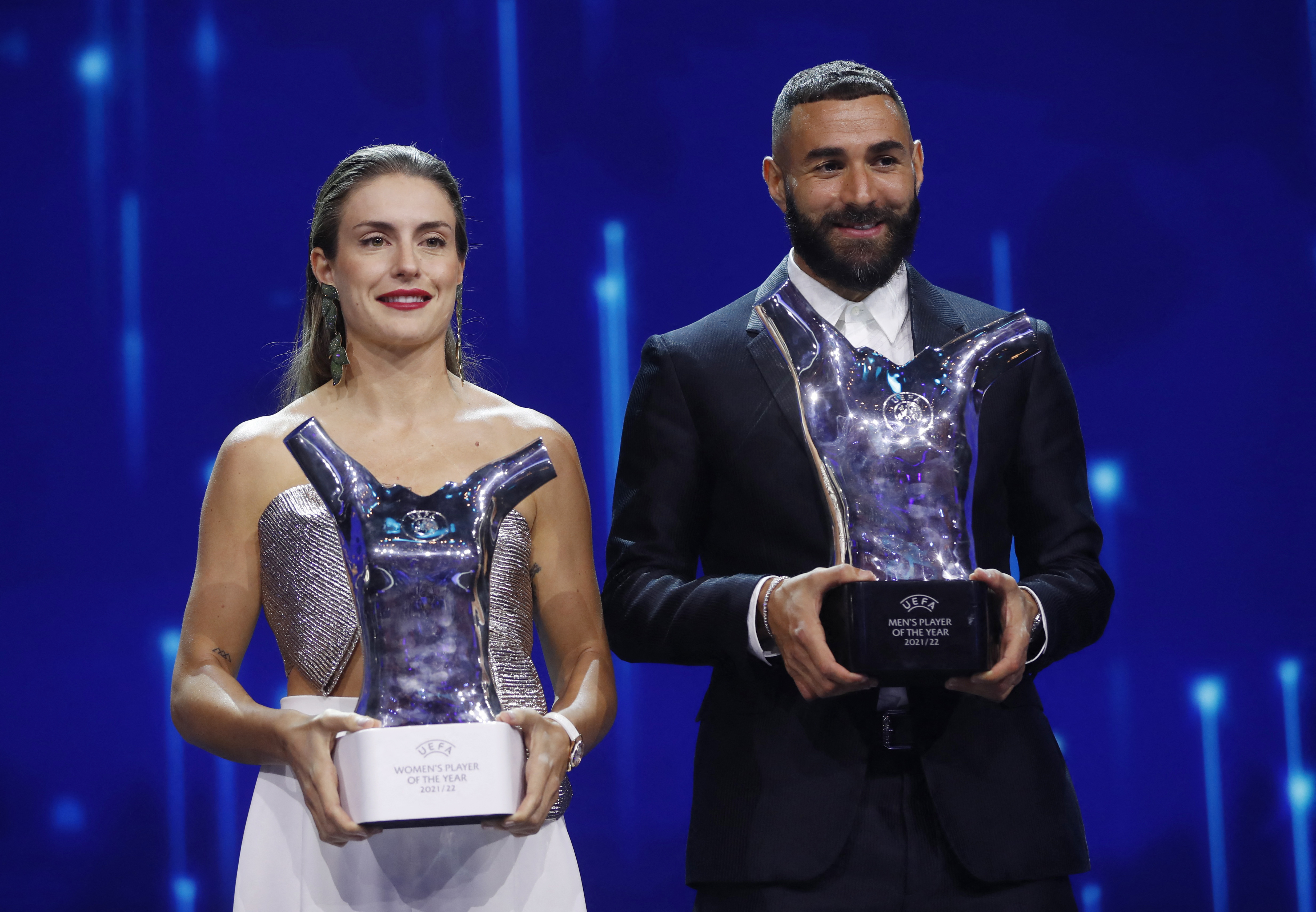 Alexia Putellas and Karim Benzema