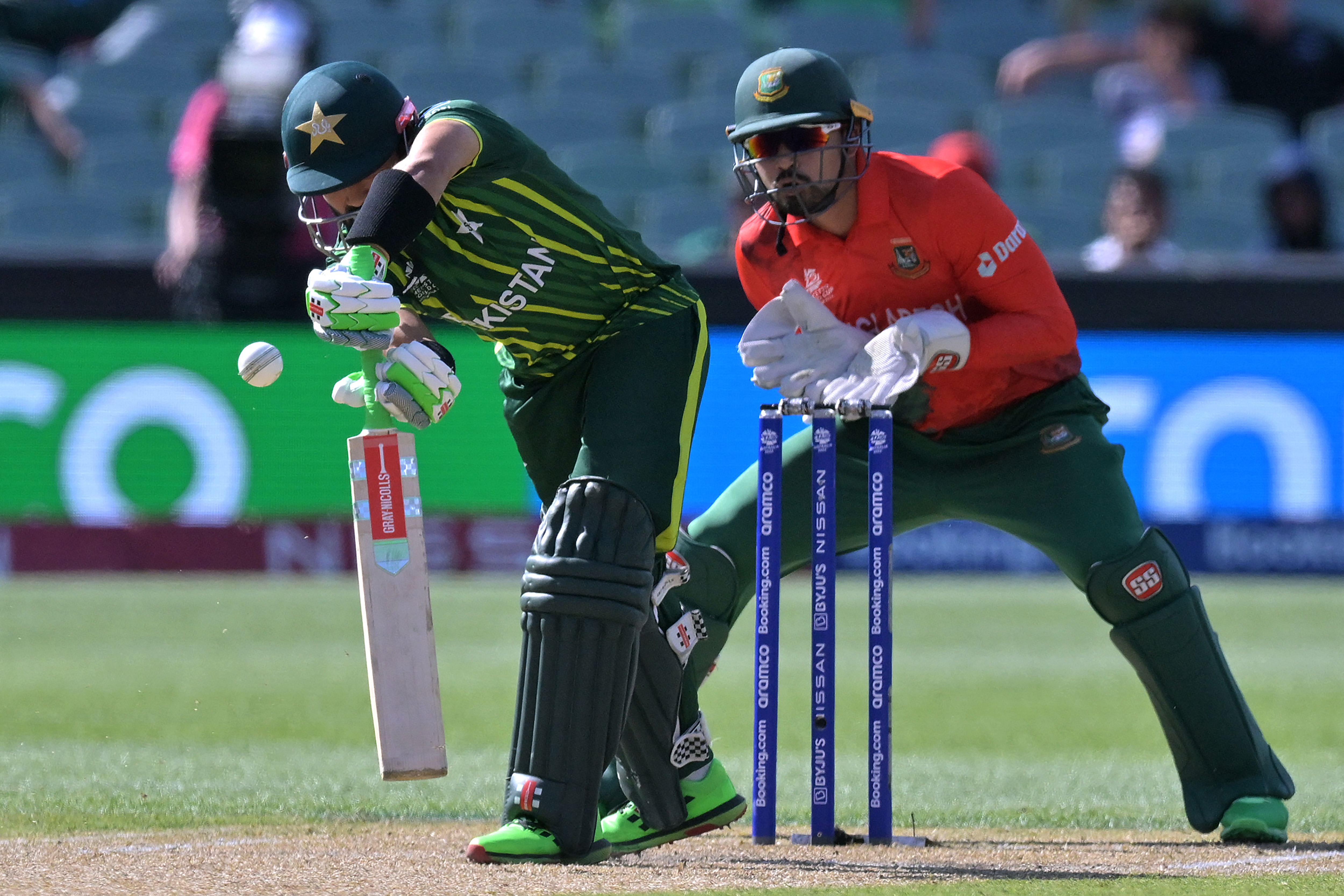 Muhammad Rizwan top-scored for Pakistan against Bangladesh with a run-a-ball 32