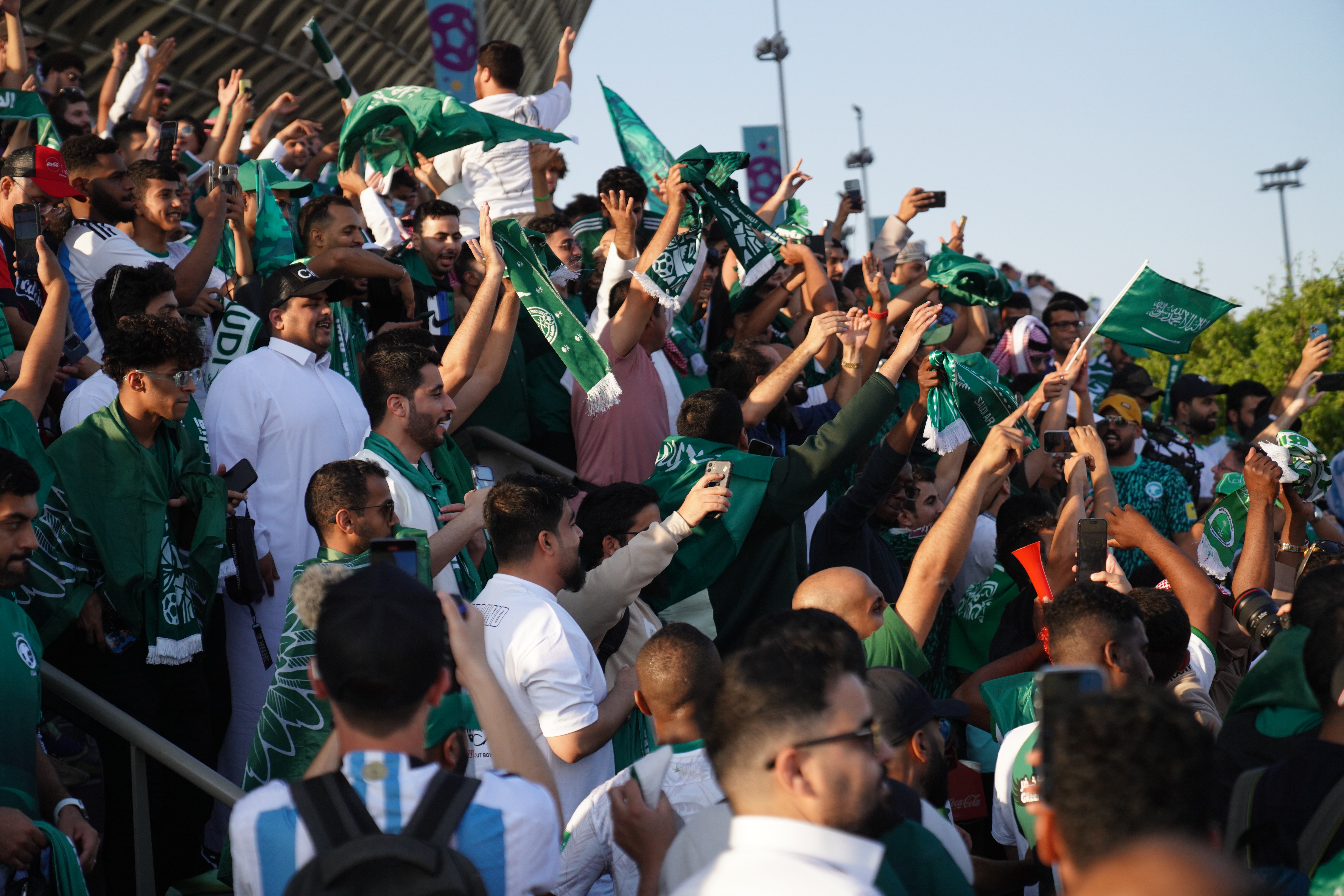 Saudi fans