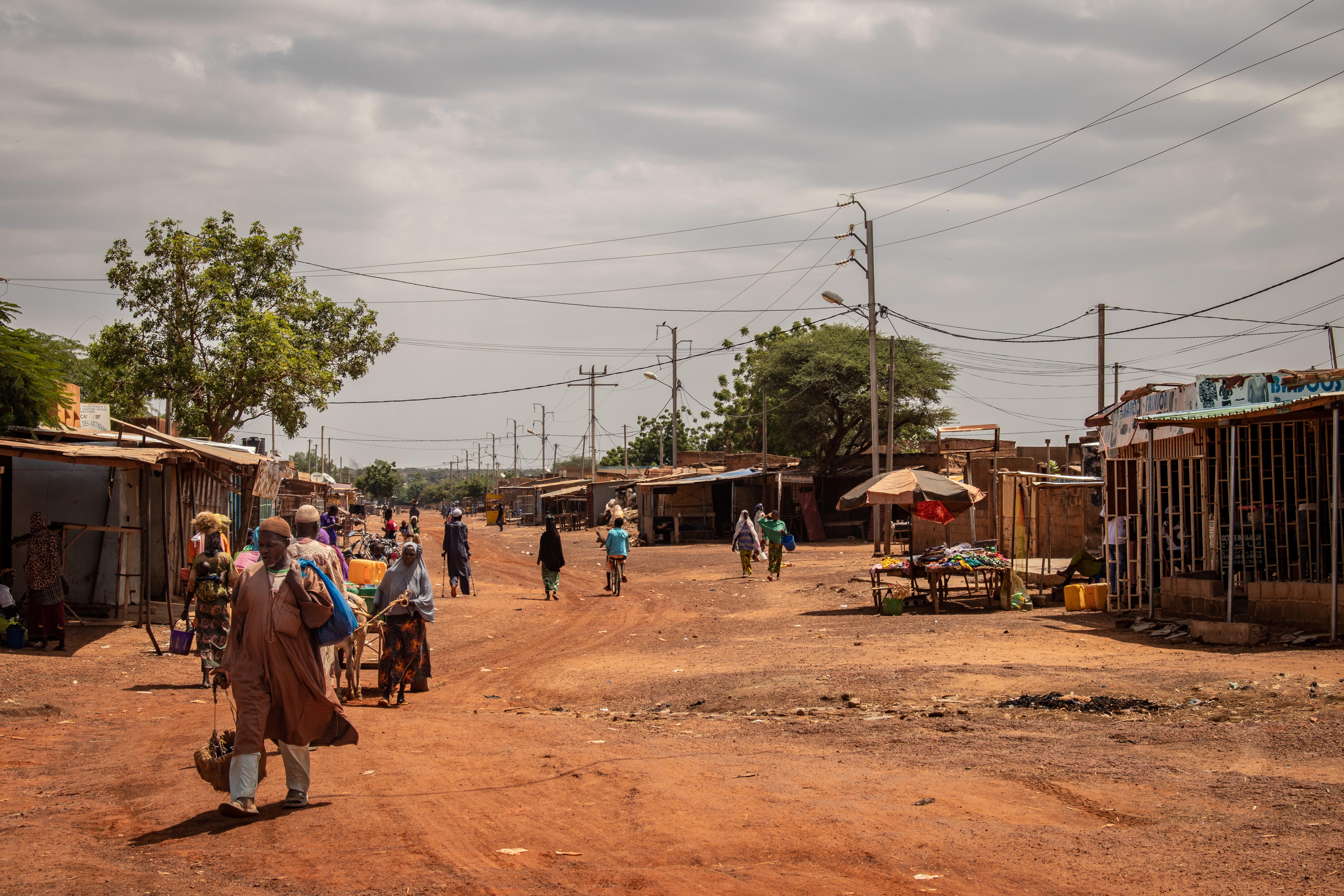 Burkina Faso displaced families