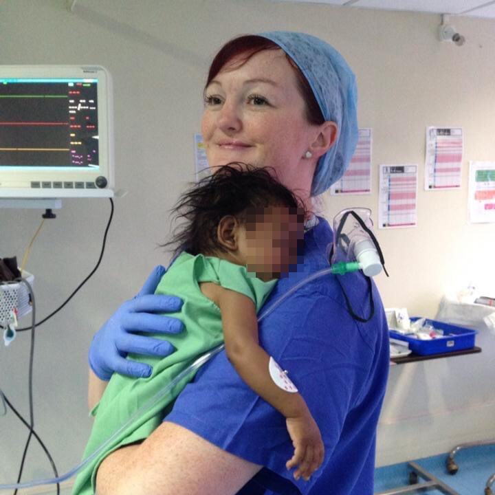 Helen Bone worked as an NHS nurse before her mesothelioma diagnosis forced her to leave work [Courtesy of Helen Bone]