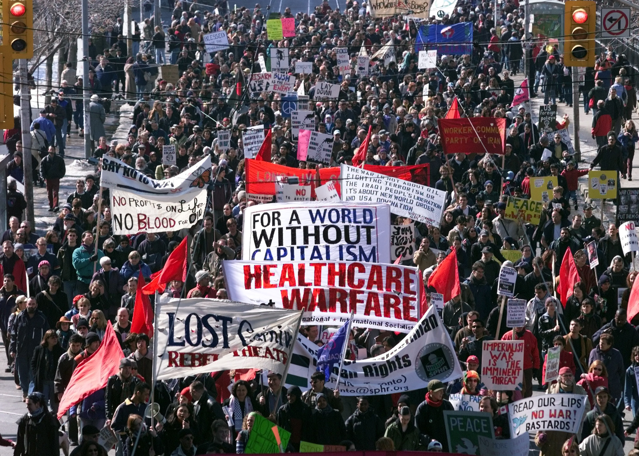 Anti-war protest invasion of Iraq 2003