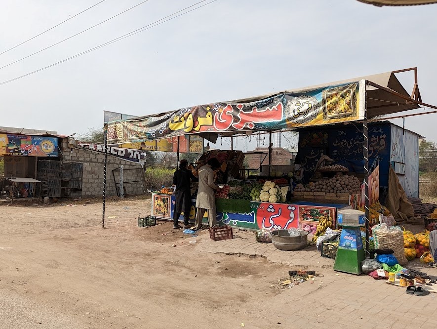 A grocer in Bhatial, where Zubeida is often avoided by locals because she is a widow