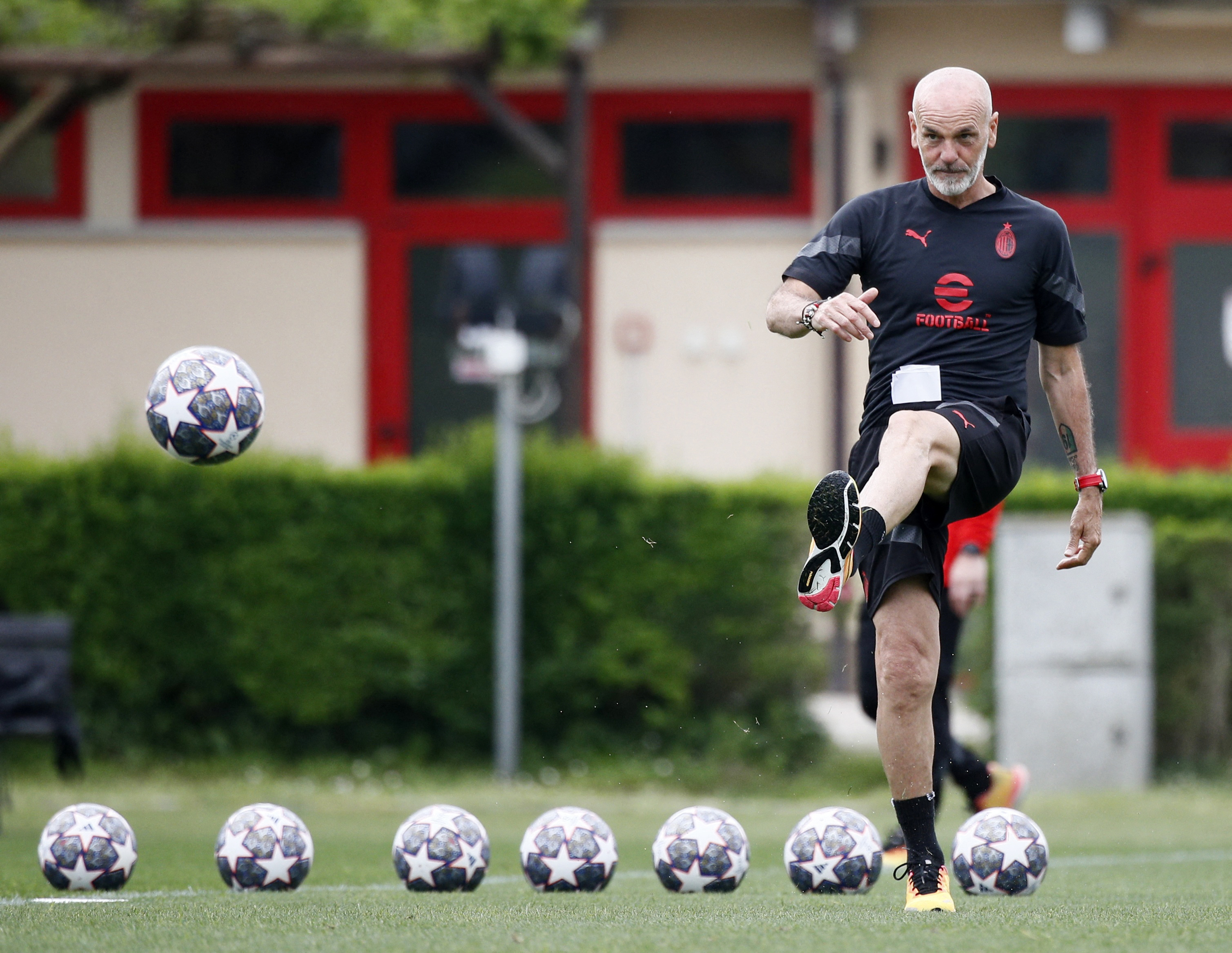 AC Milan coach Stefano Pioli