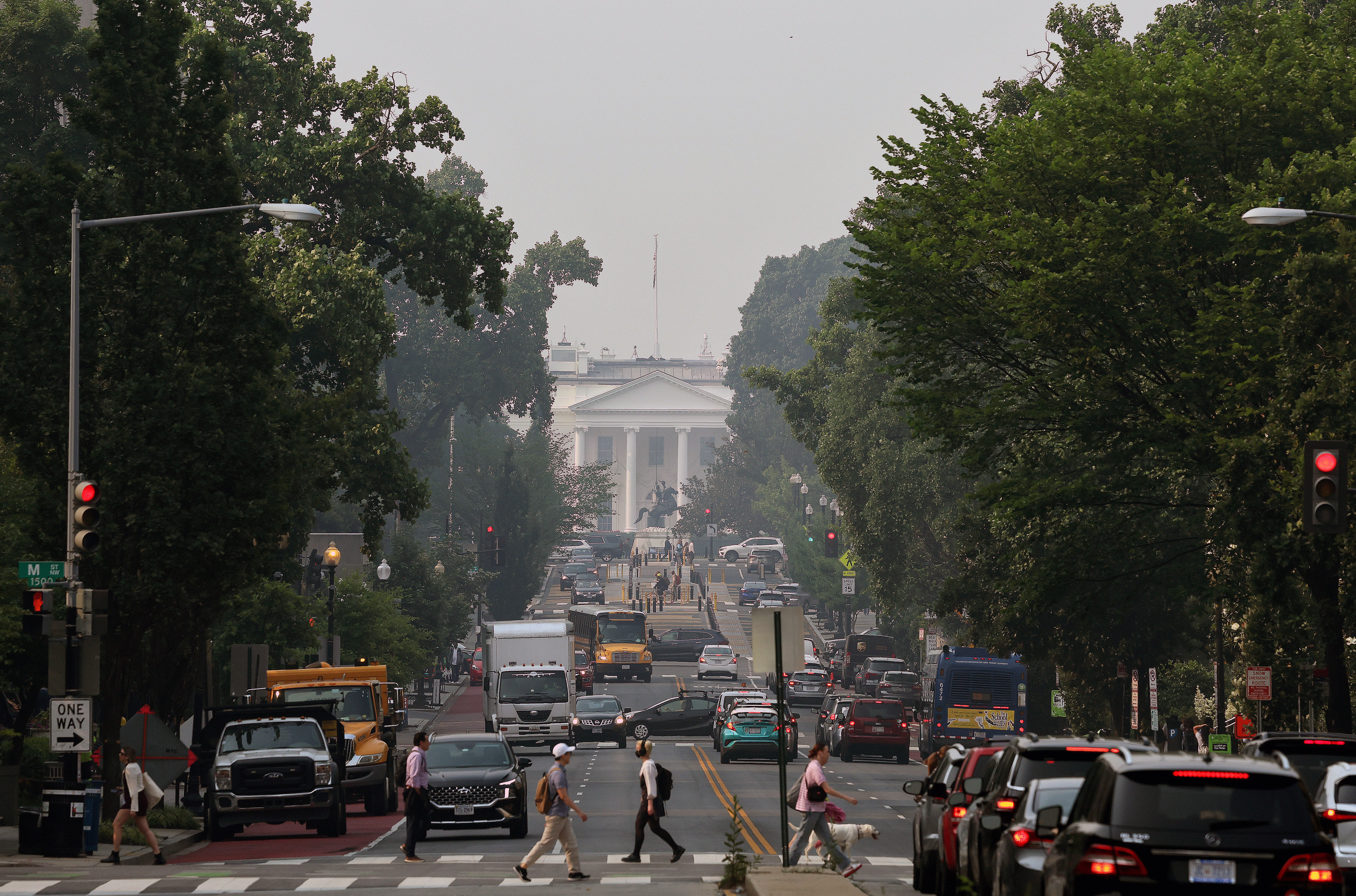 Canadian wildfire smoke spreads 'hazardous' air in both countries