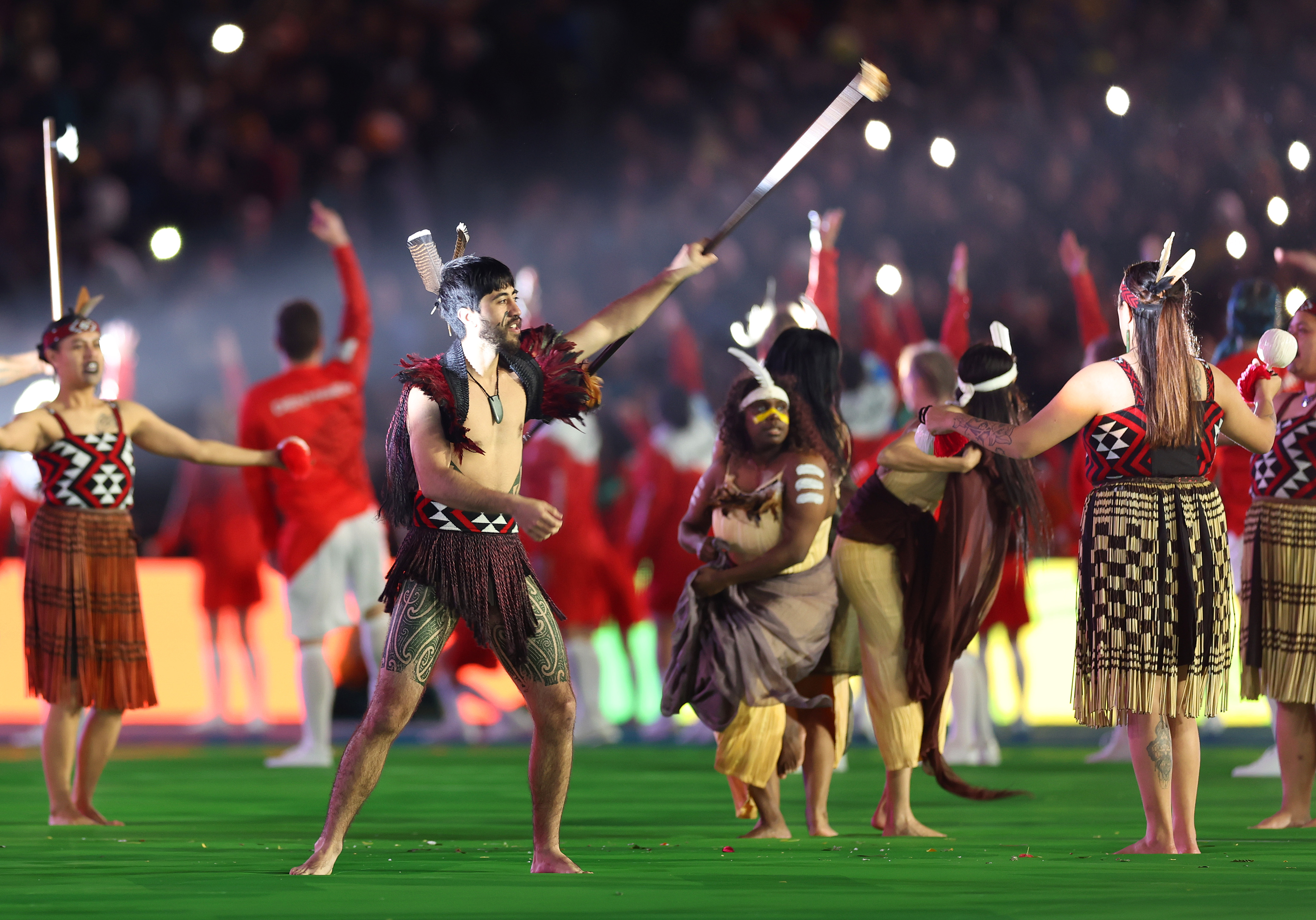 Dancers perform during the opening ceremony