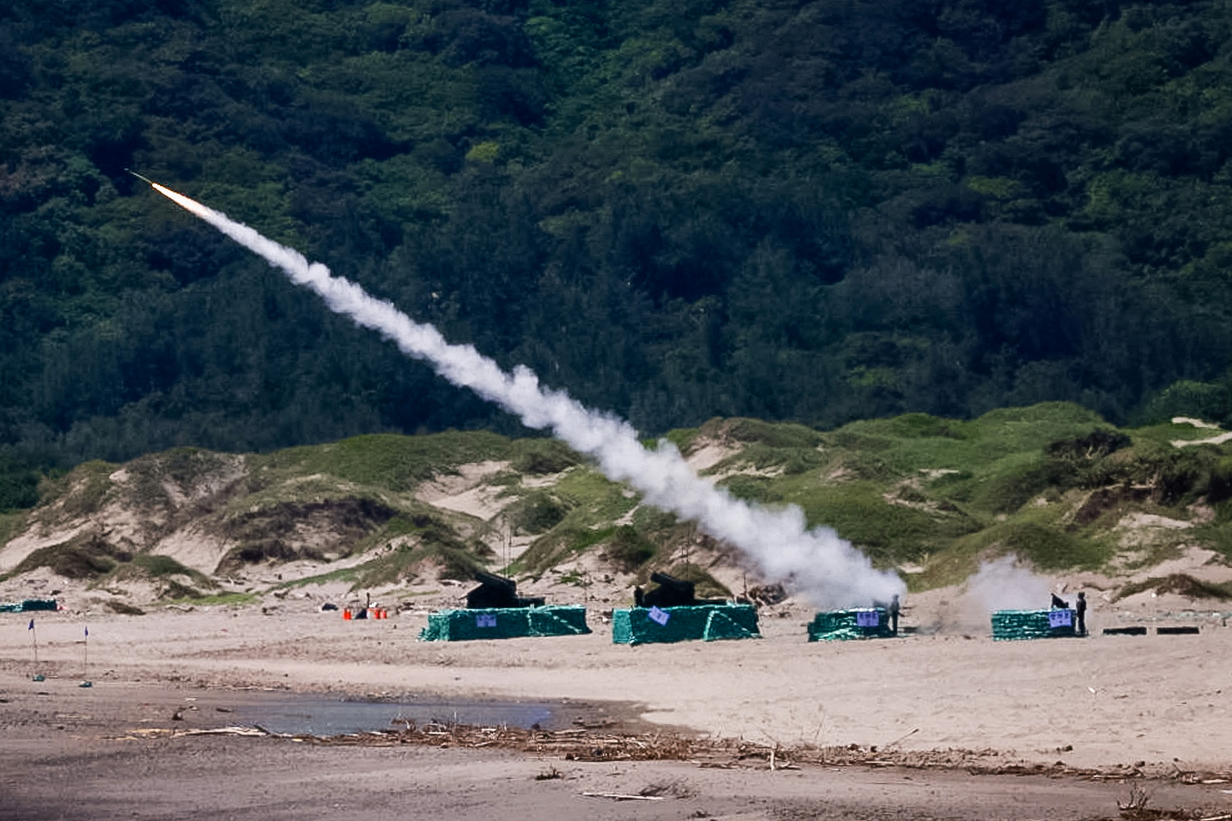 Taiwan is equipped with a variety of US-made weapons and equipment, including Stinger missiles