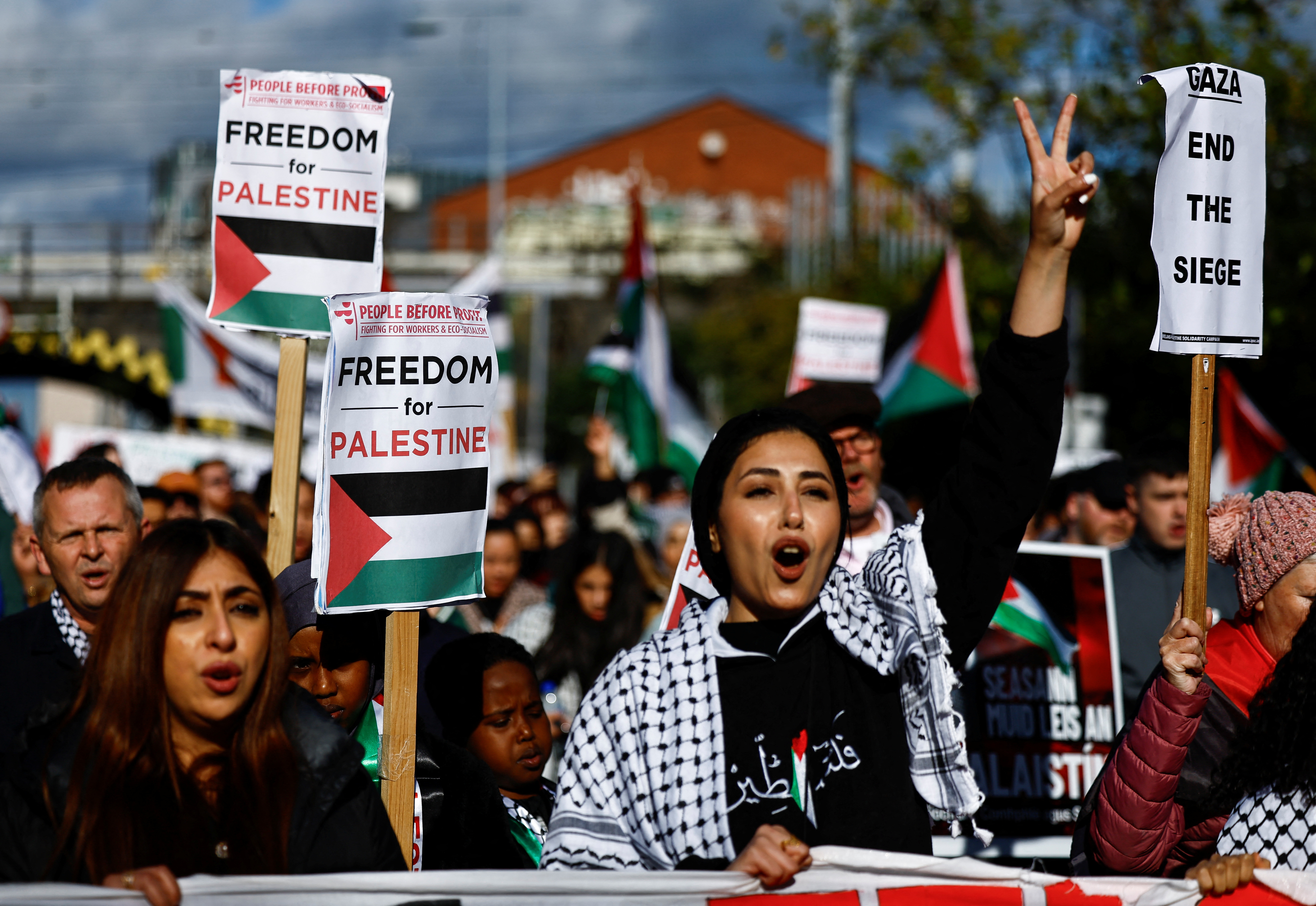 ISRAEL-PALESTINIANS/PROTESTS-IRELAND