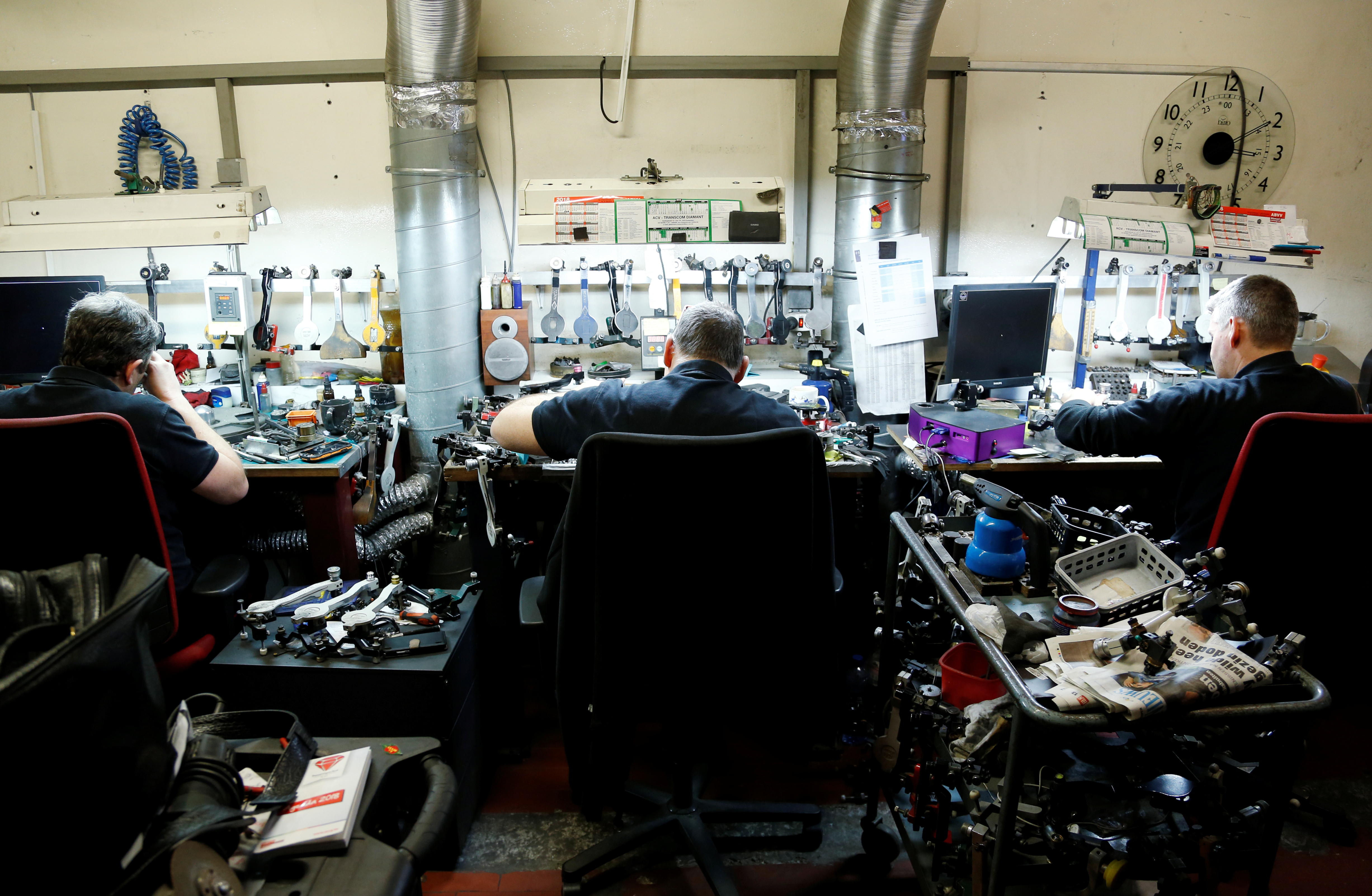 Diamond worker in Antwerp