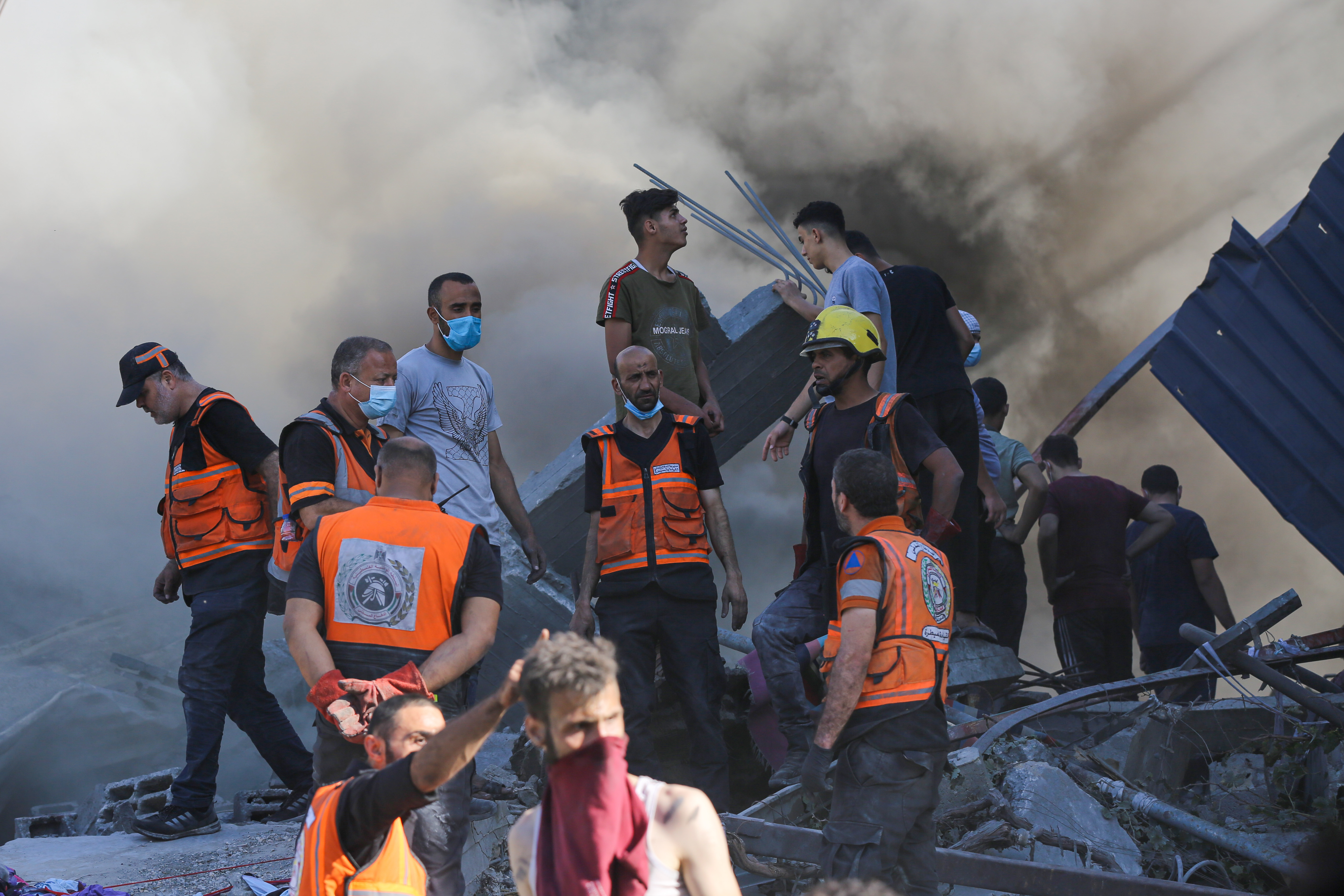 A day in the life of a civil defence rescuer in Gaza