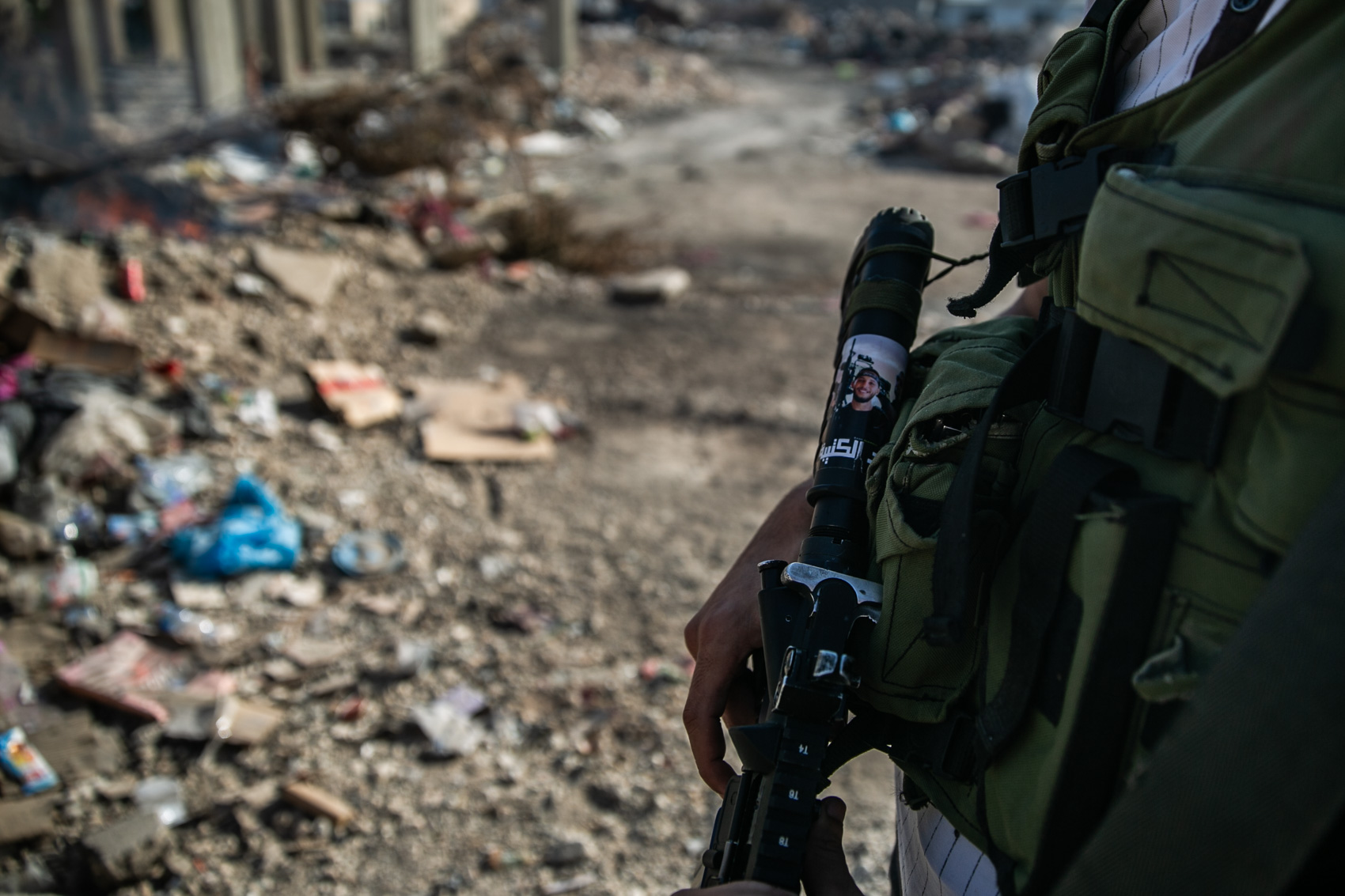 Palestinian fighters clashed with Israeli forces attempting to destroy a street in Jenin