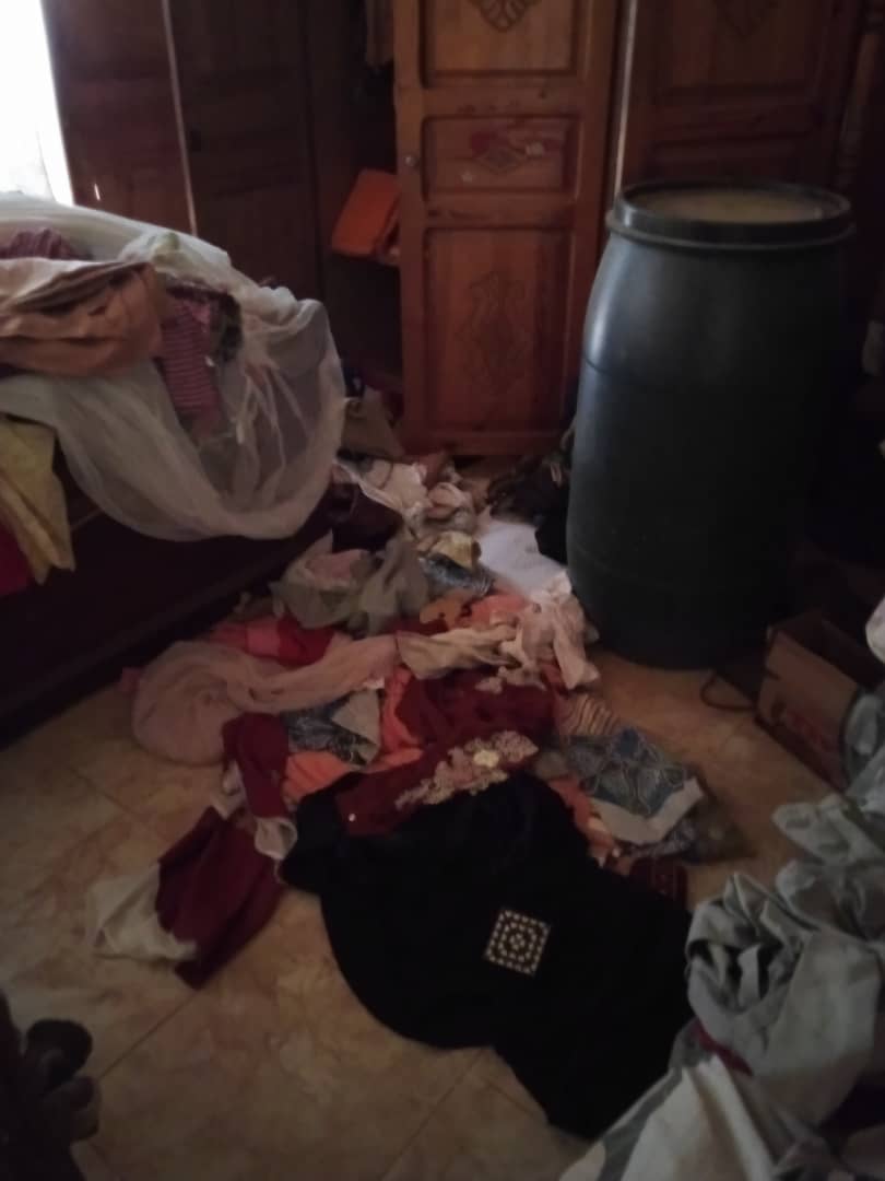 A home looted by RSF in Omdurman, Sudan