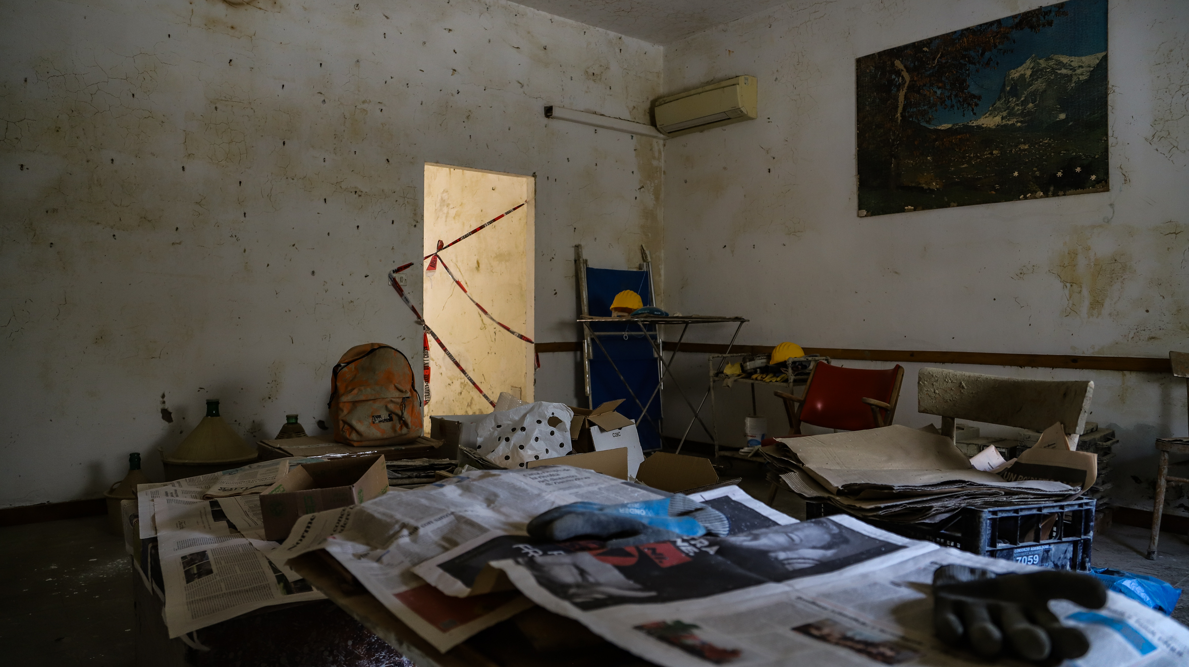 Inside the house