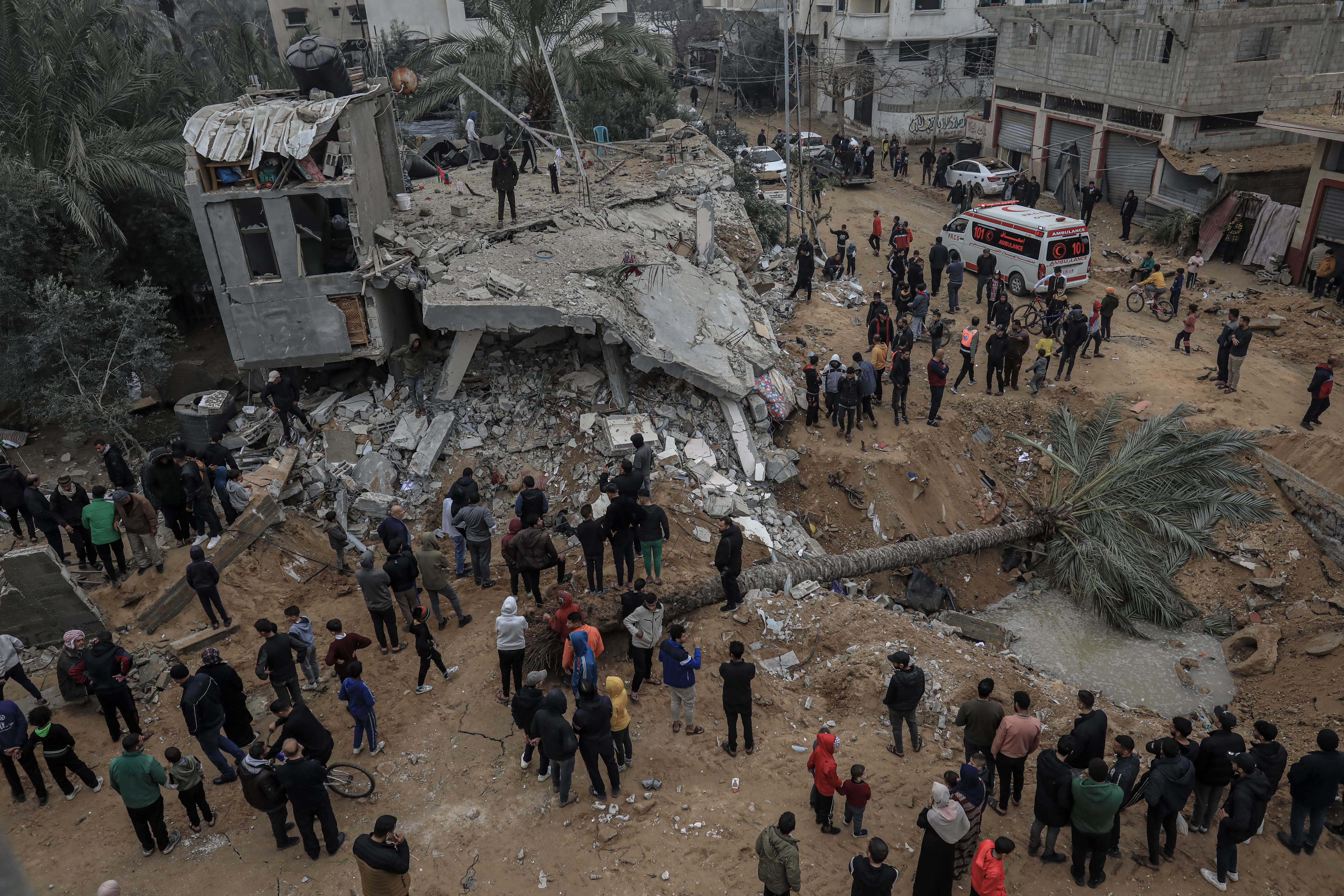 Air strikes in Deir el Balah