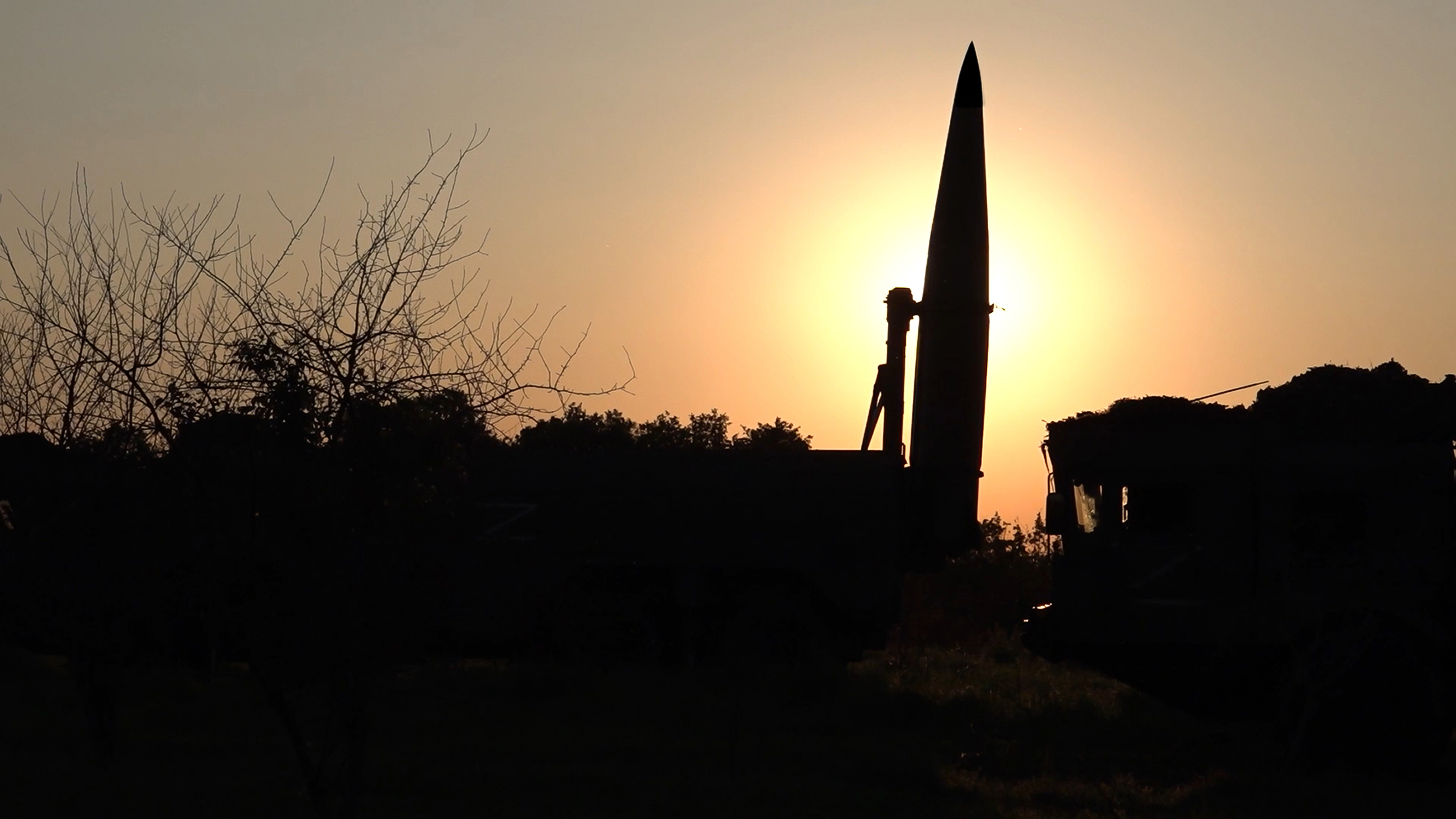a Russian Iskander missile