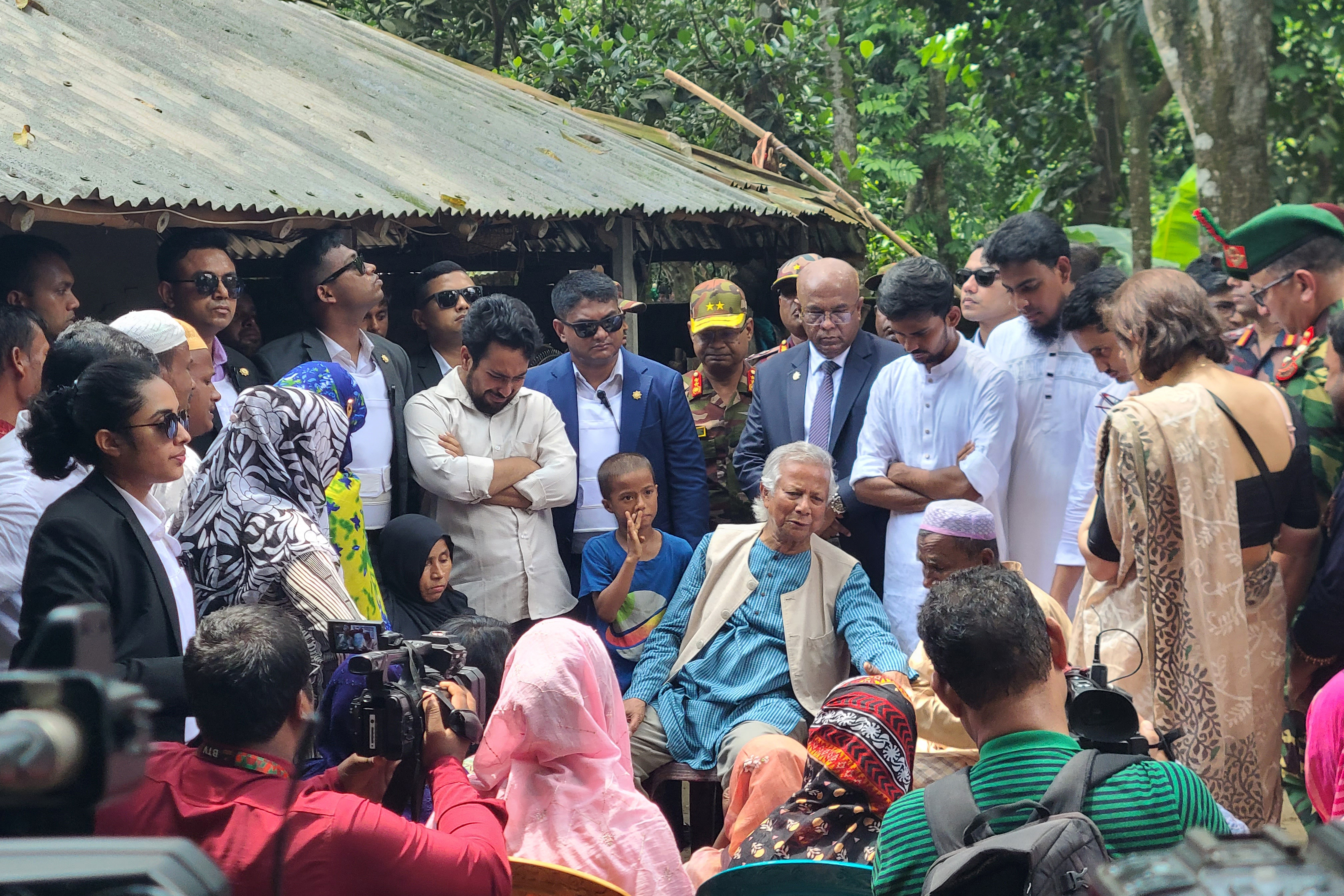 Nobel laureate and chief adviser of Bangladesh's new interim government, Muhammad Yunus