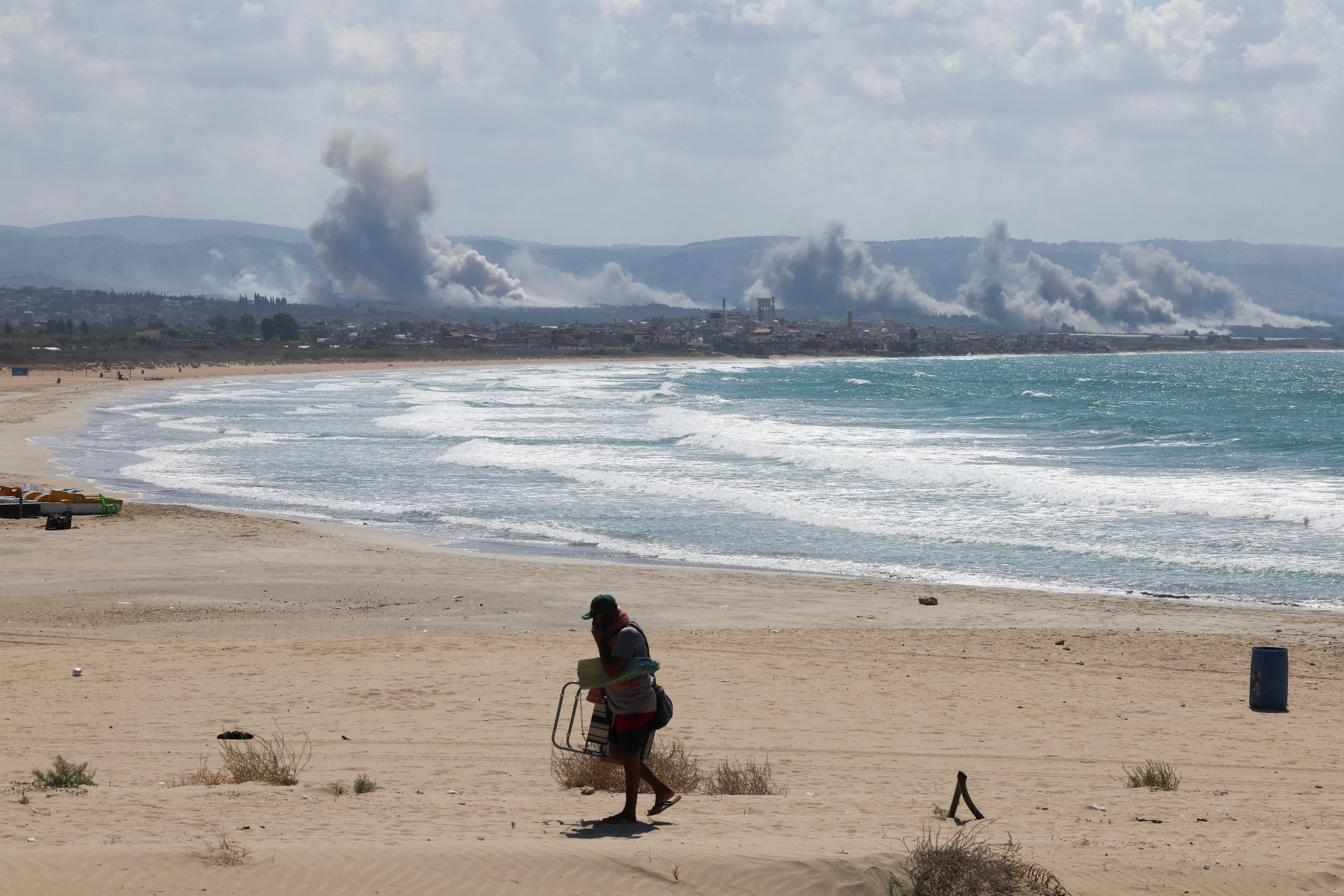 Israel strikes wide swaths of southern Lebanon