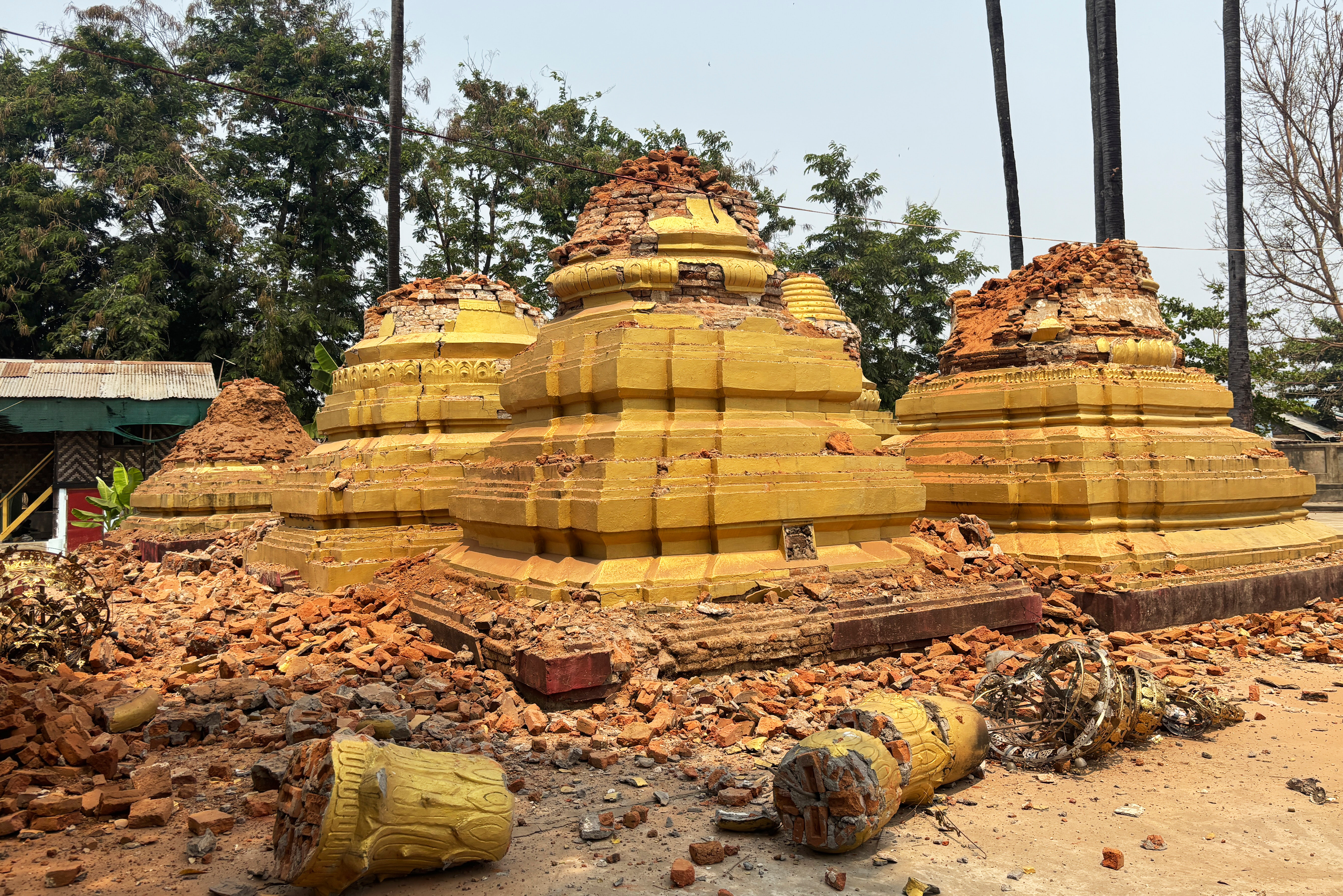 Myanmar destruction