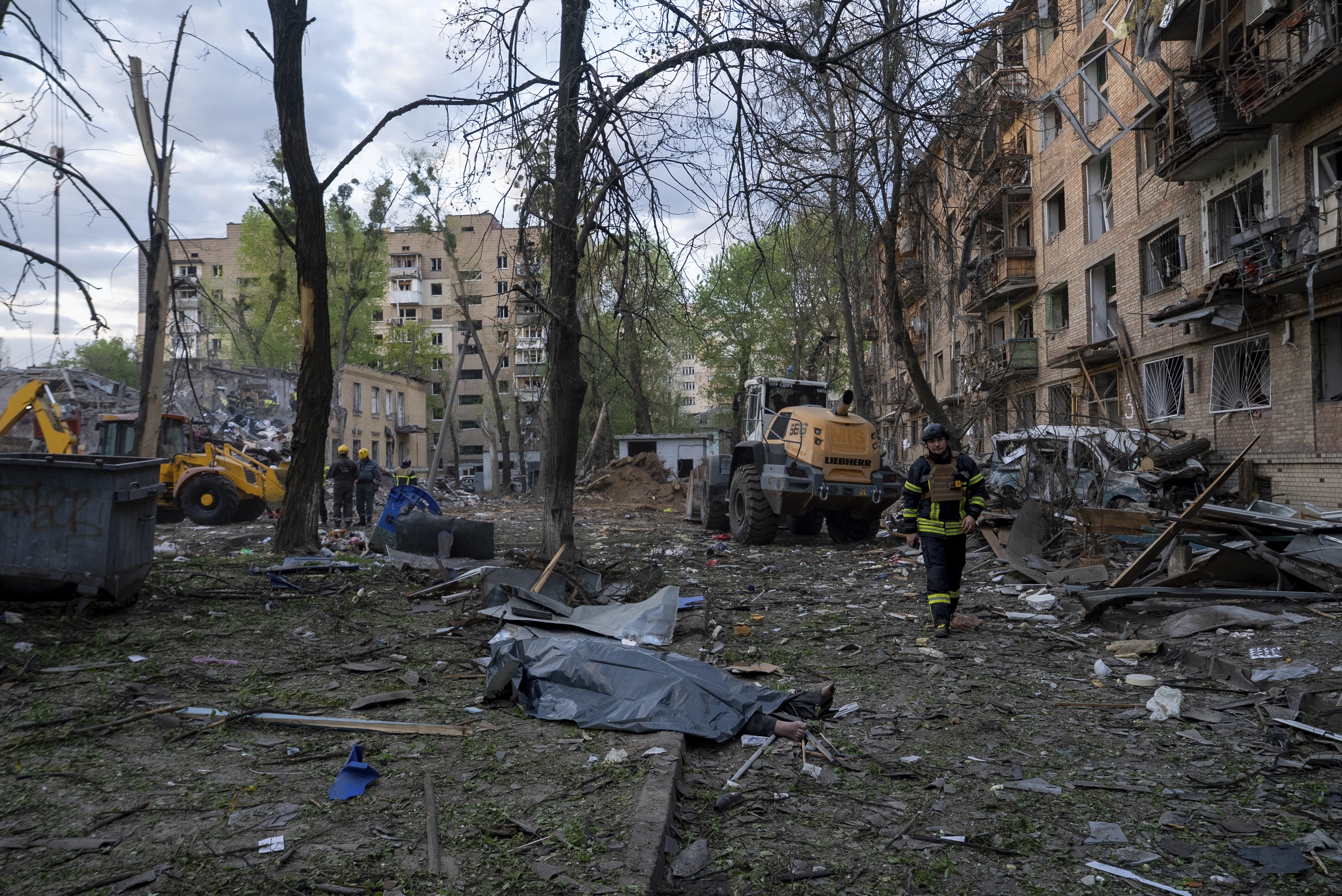 Russia unleashes deadliest Kyiv airstrike this year, killing eight people