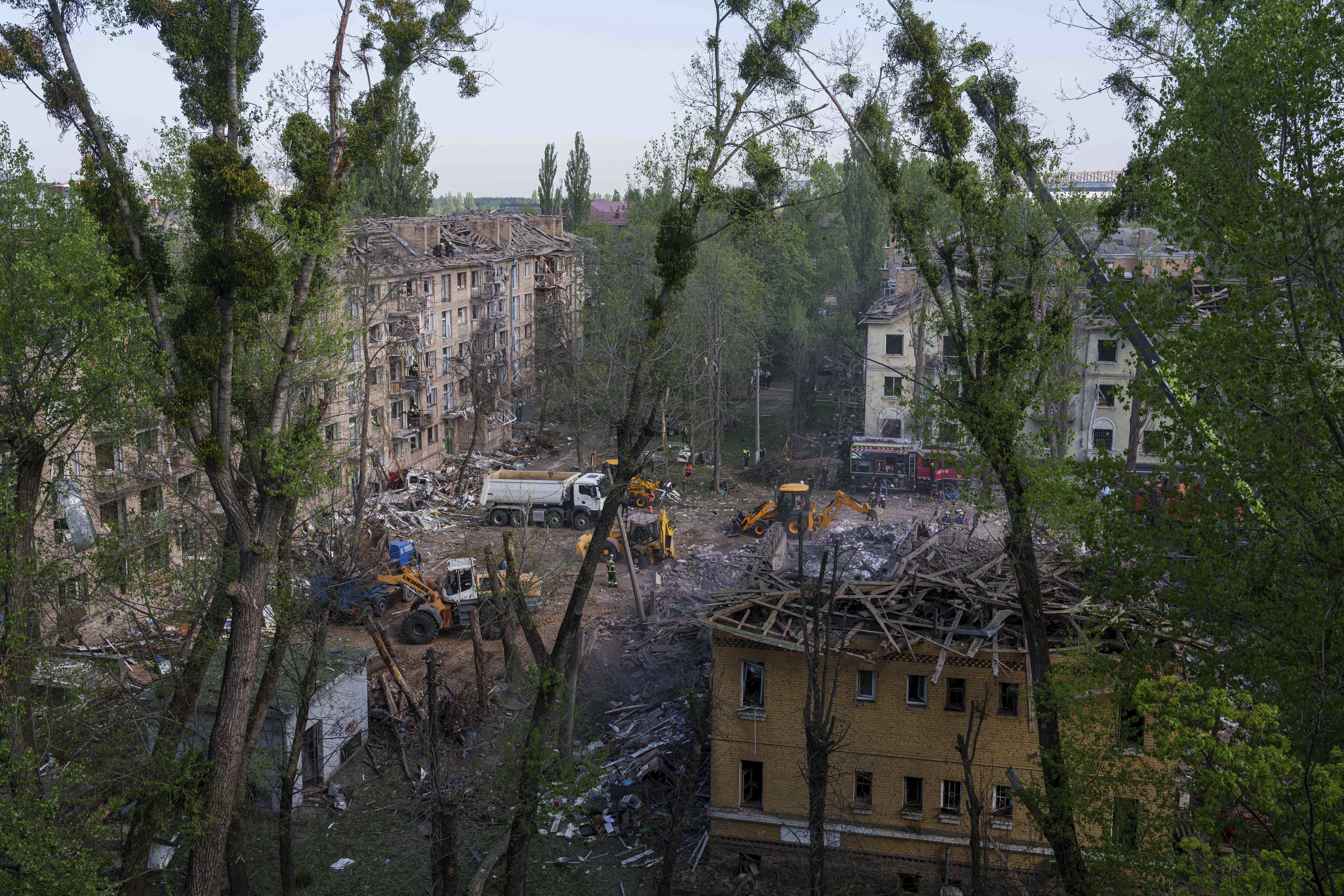 Russia unleashes deadliest Kyiv airstrike this year, killing eight people