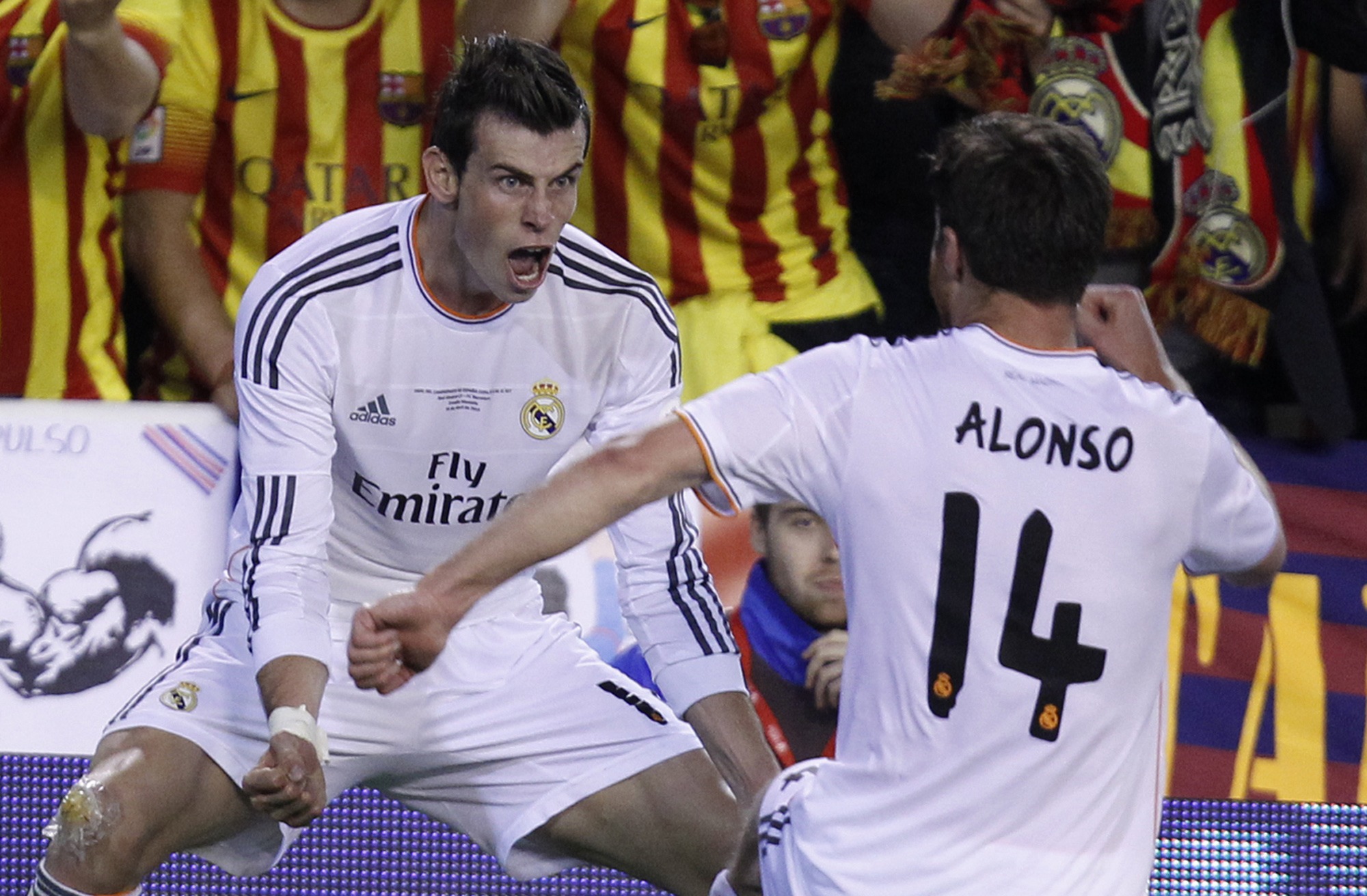 Gareth Bale in action.