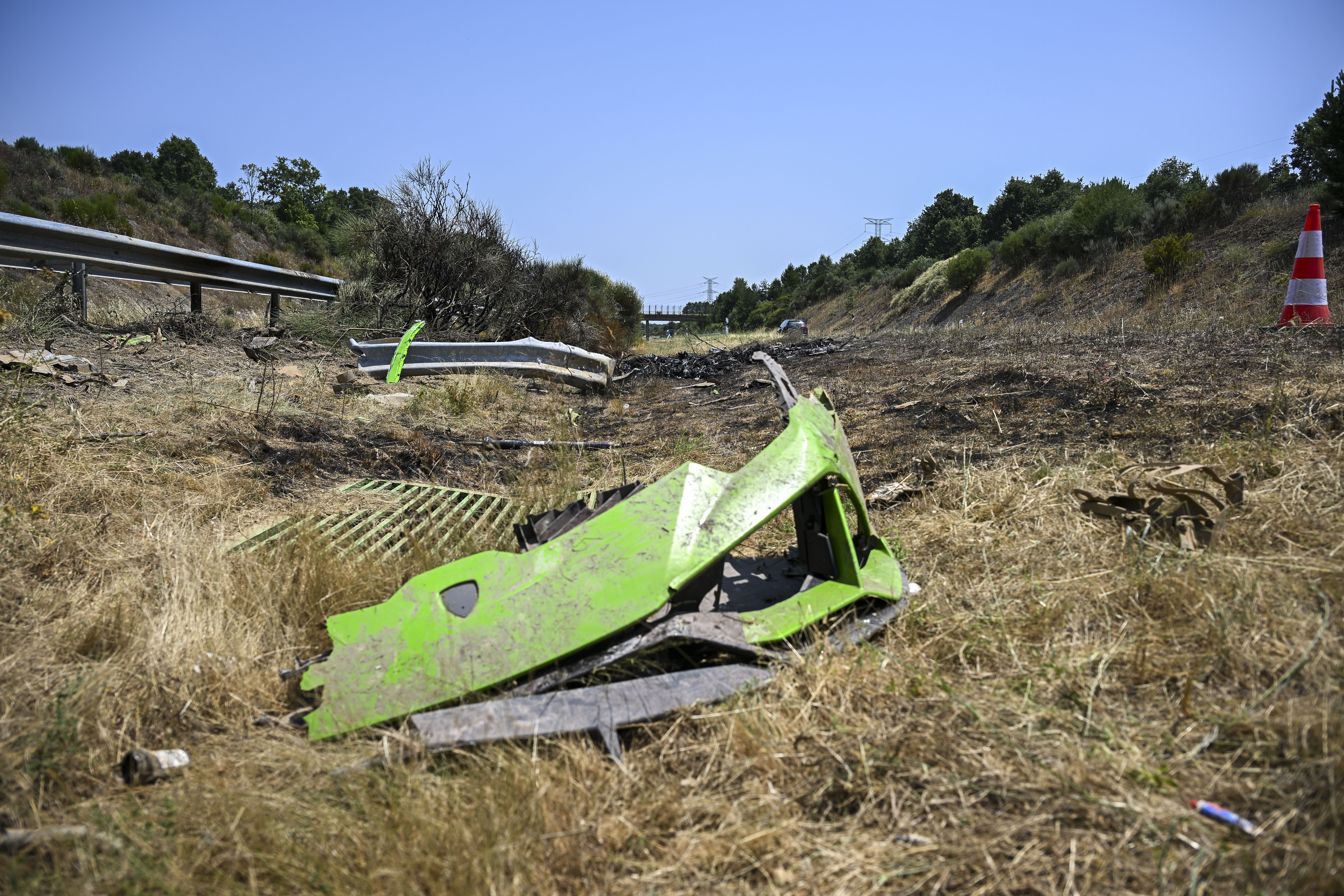 Crash scene.