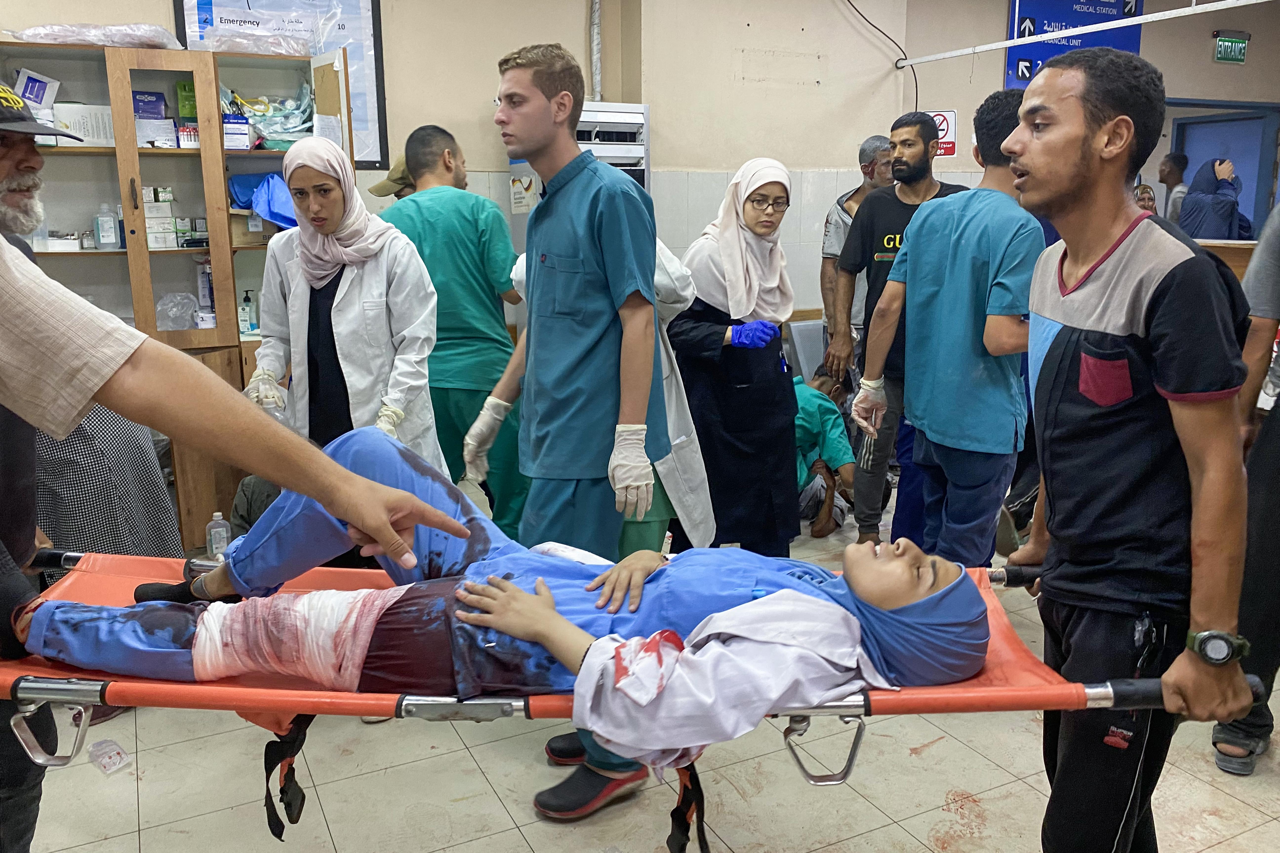 Israel bombs Nasser hospital in southern Gaza