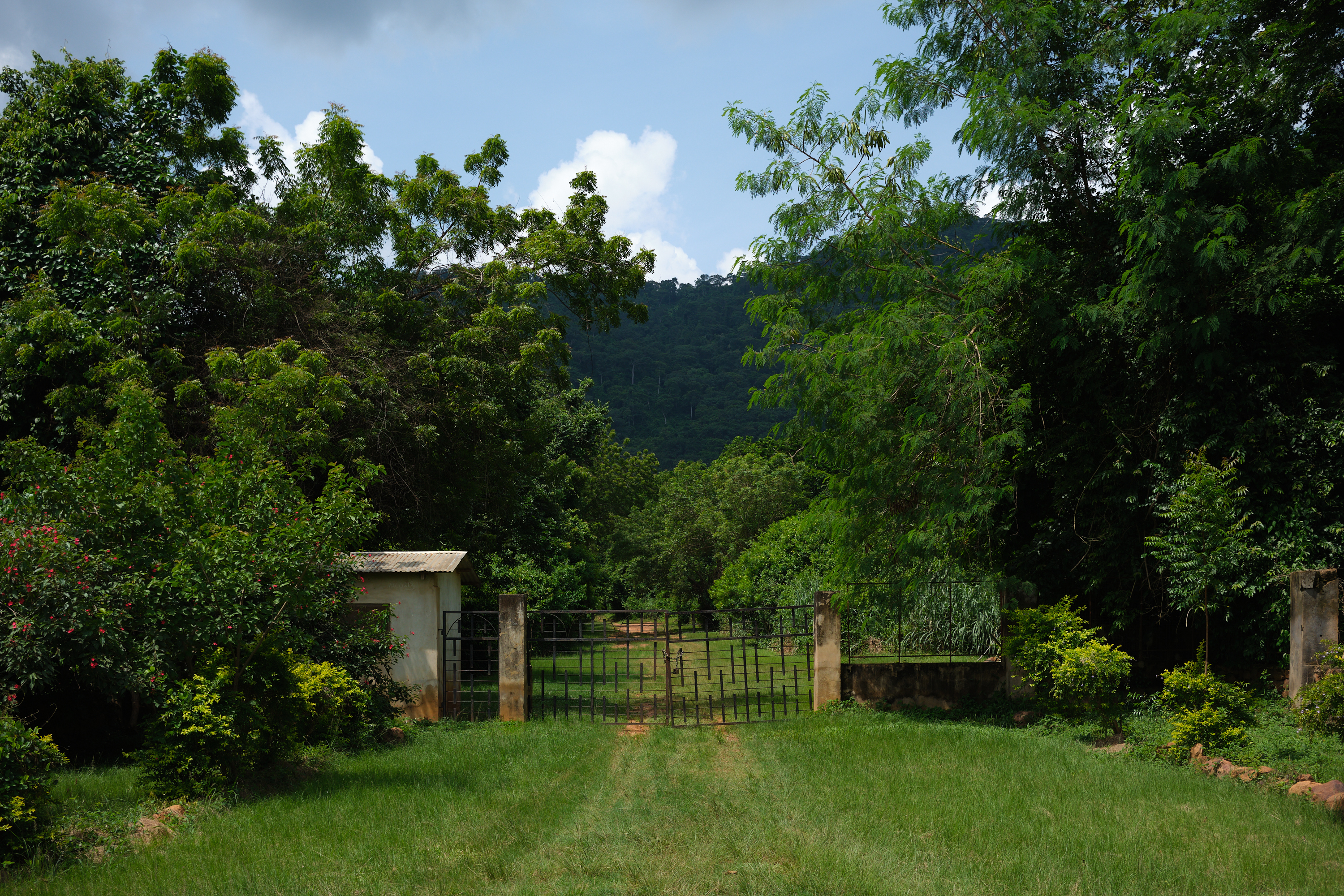 Entry of the Fihankra Diaspora Community Project, Asafo Akwamufie, Ghana