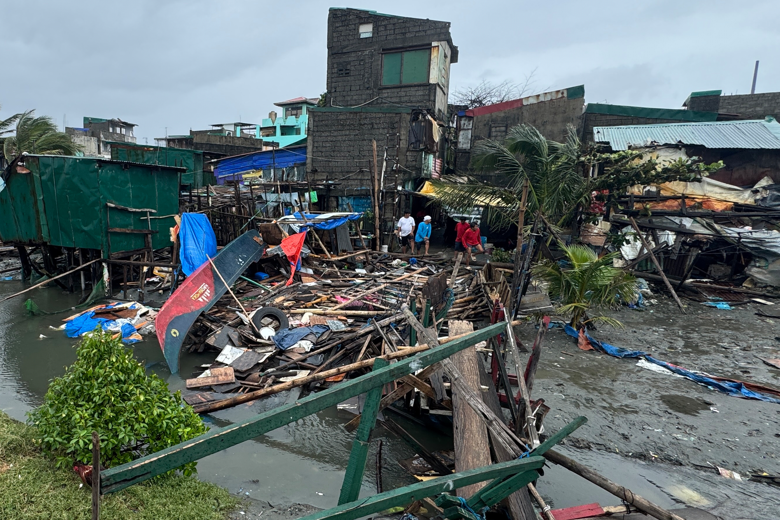 Aftermath of Typhoon Fung-wong in Philippines