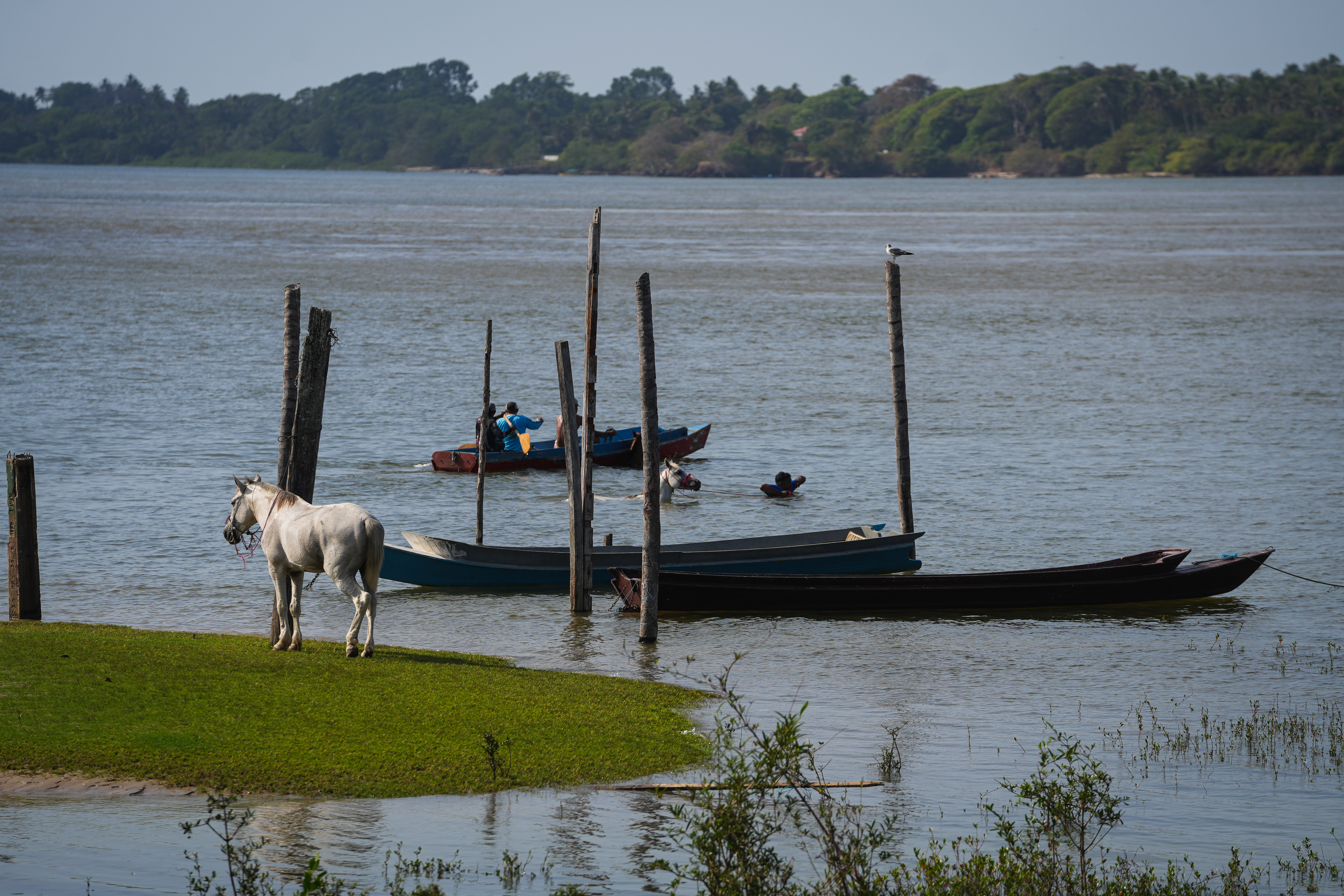 Fishing remains the community’s lifeline – a trade passed down through generations, even as the tides claim more of the coast each year.