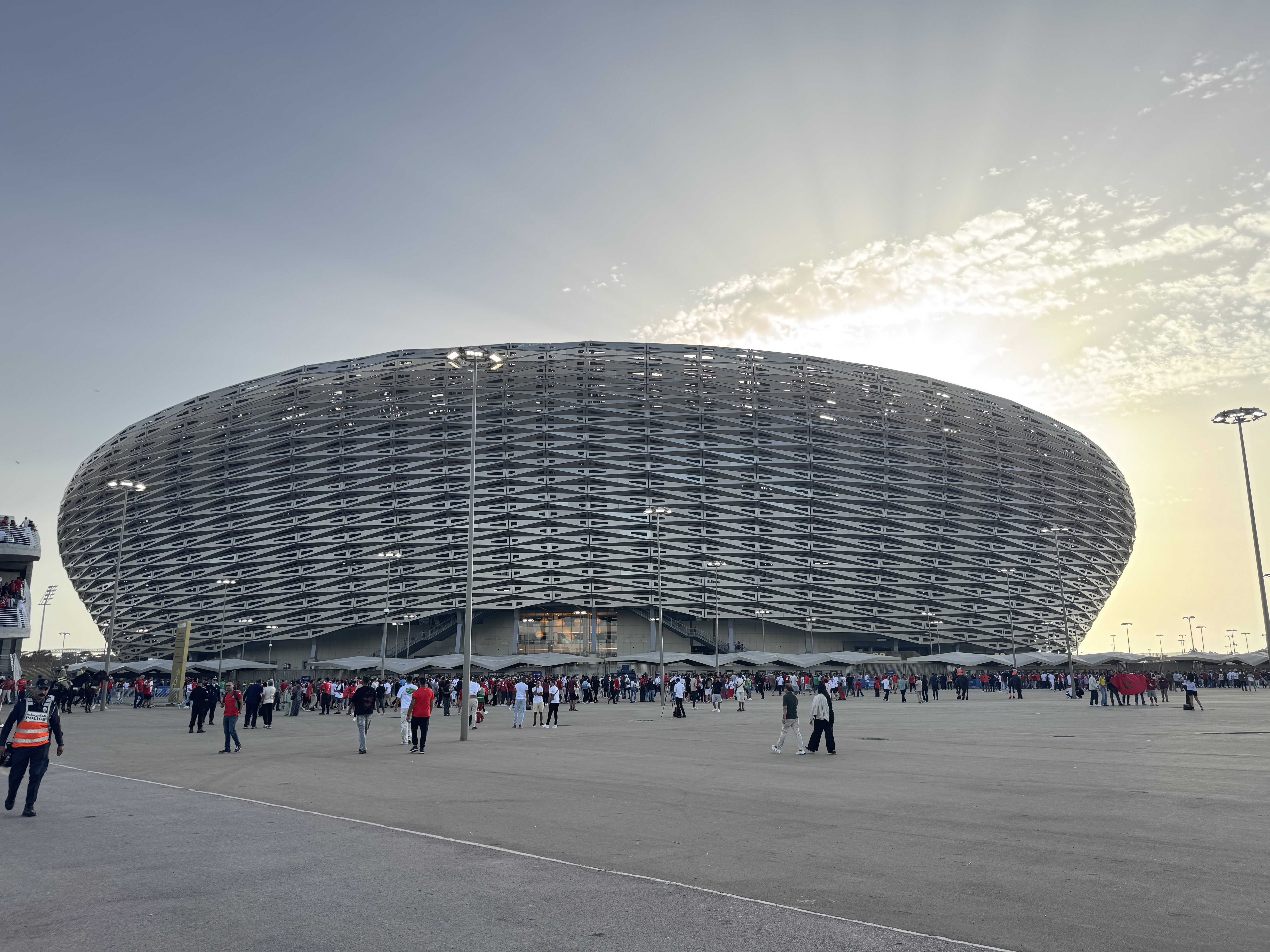 External view of Prince Moulay Abdellah Stadium.